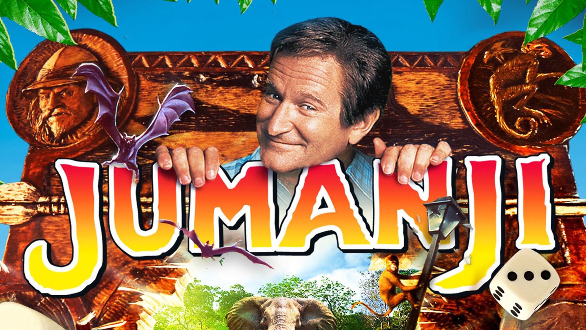Jumanji, Mysterious world, 25th anniversary, Robin Williams, 1920x1080 Full HD Desktop