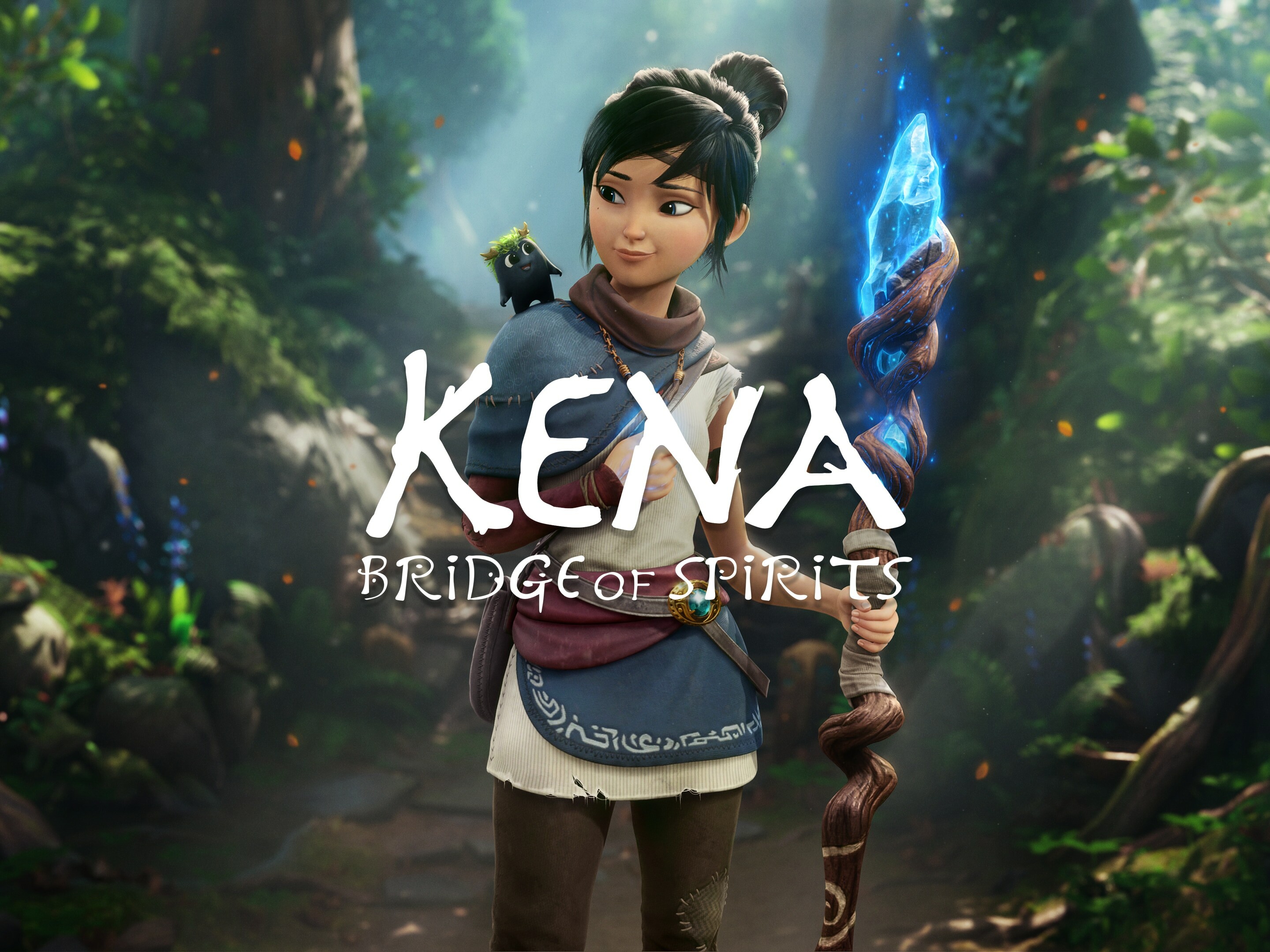 Kena: Bridge of Spirits: The game was announced alongside its debut trailer on June 11, 2020. 2880x2160 HD Background.