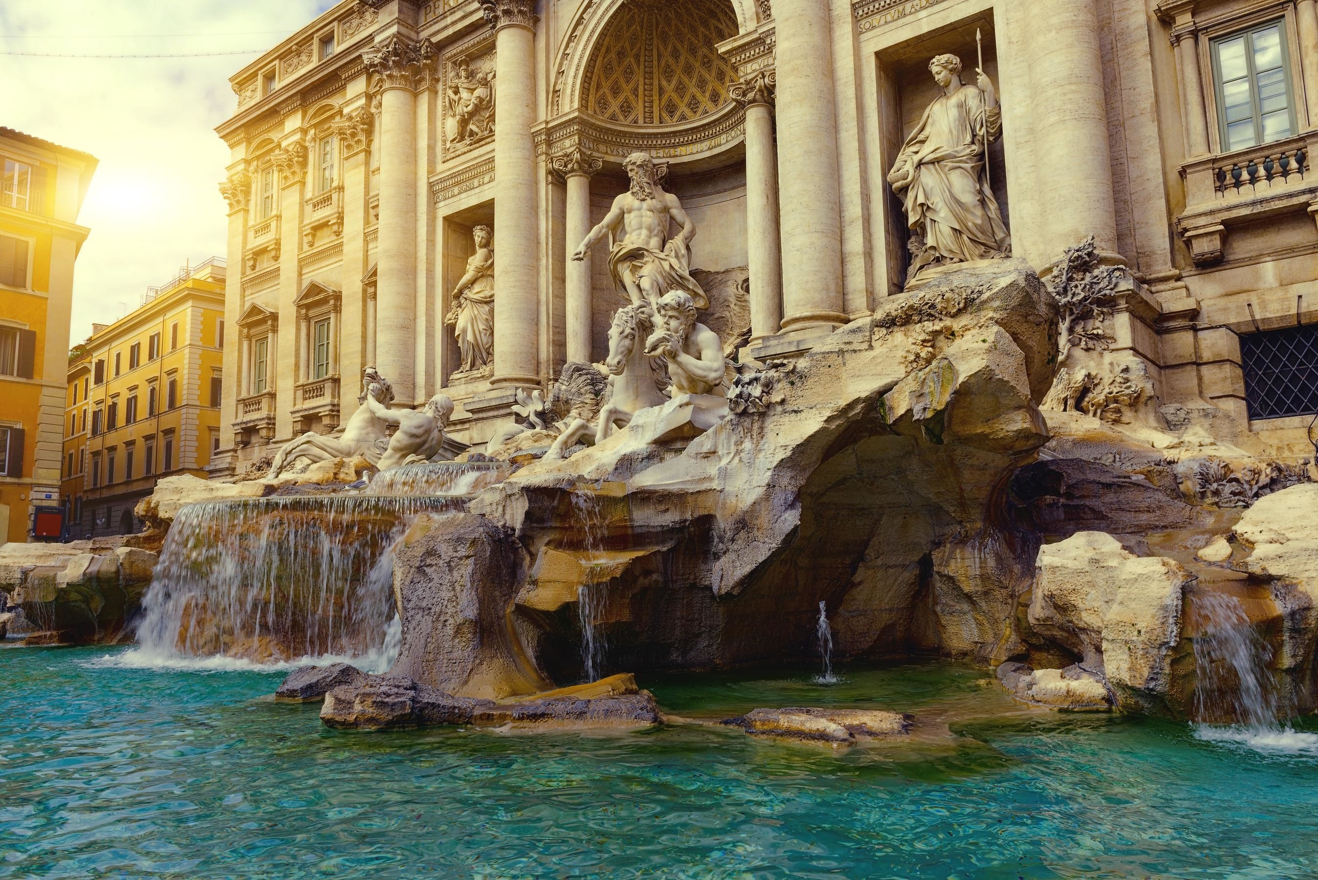Trevi Fountain, Sightseeing Rome, Travels, 2700x1800 HD Desktop