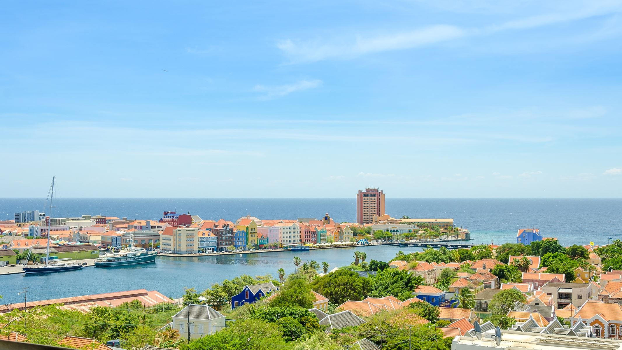 Willemstad ABC islands, Tropical paradise, Curacao escape, 2140x1200 HD Desktop