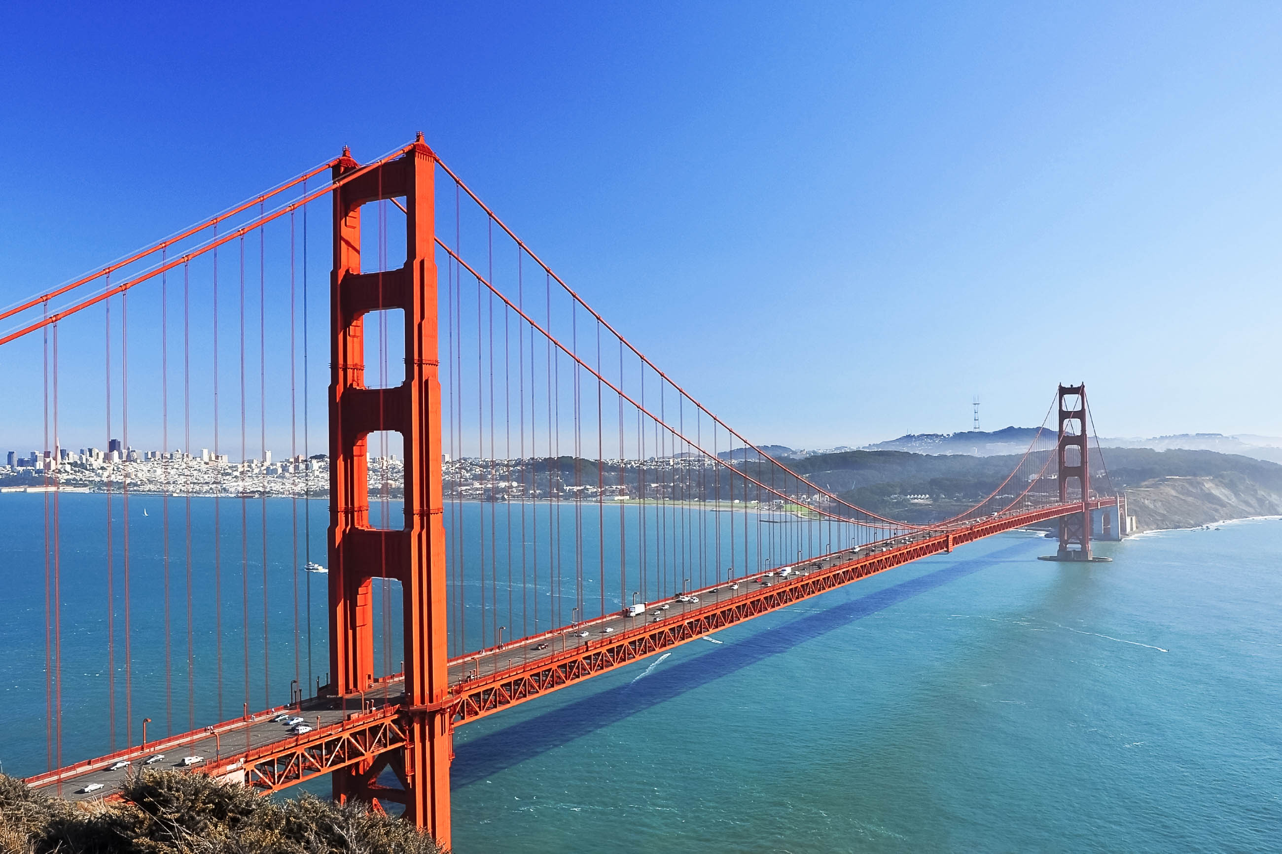 Golden Gate Bridge, San Francisco sightseeing, Franks travelbox, Majestic view, 2600x1740 HD Desktop