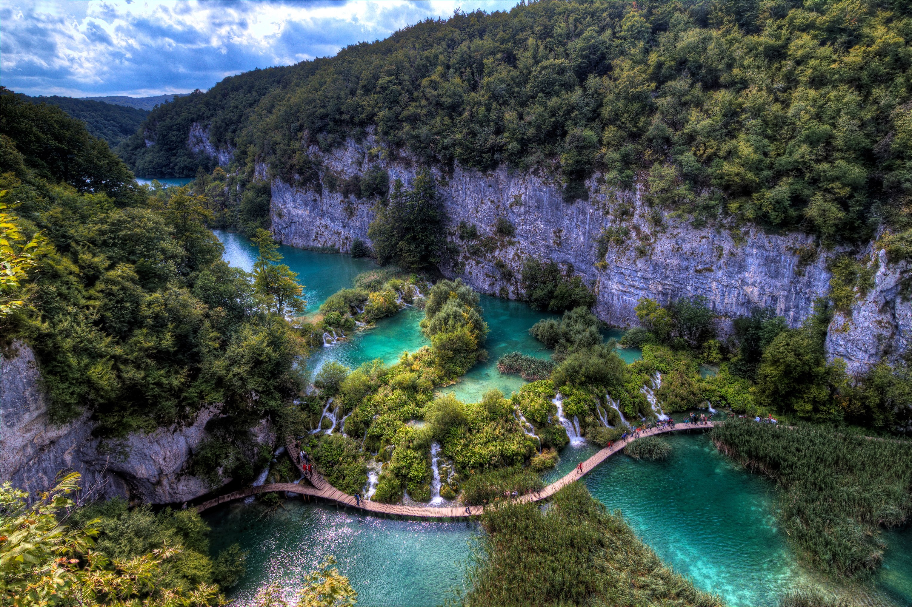 Plitvice Lakes, Croatia waterfall, 3060x2040 HD Desktop