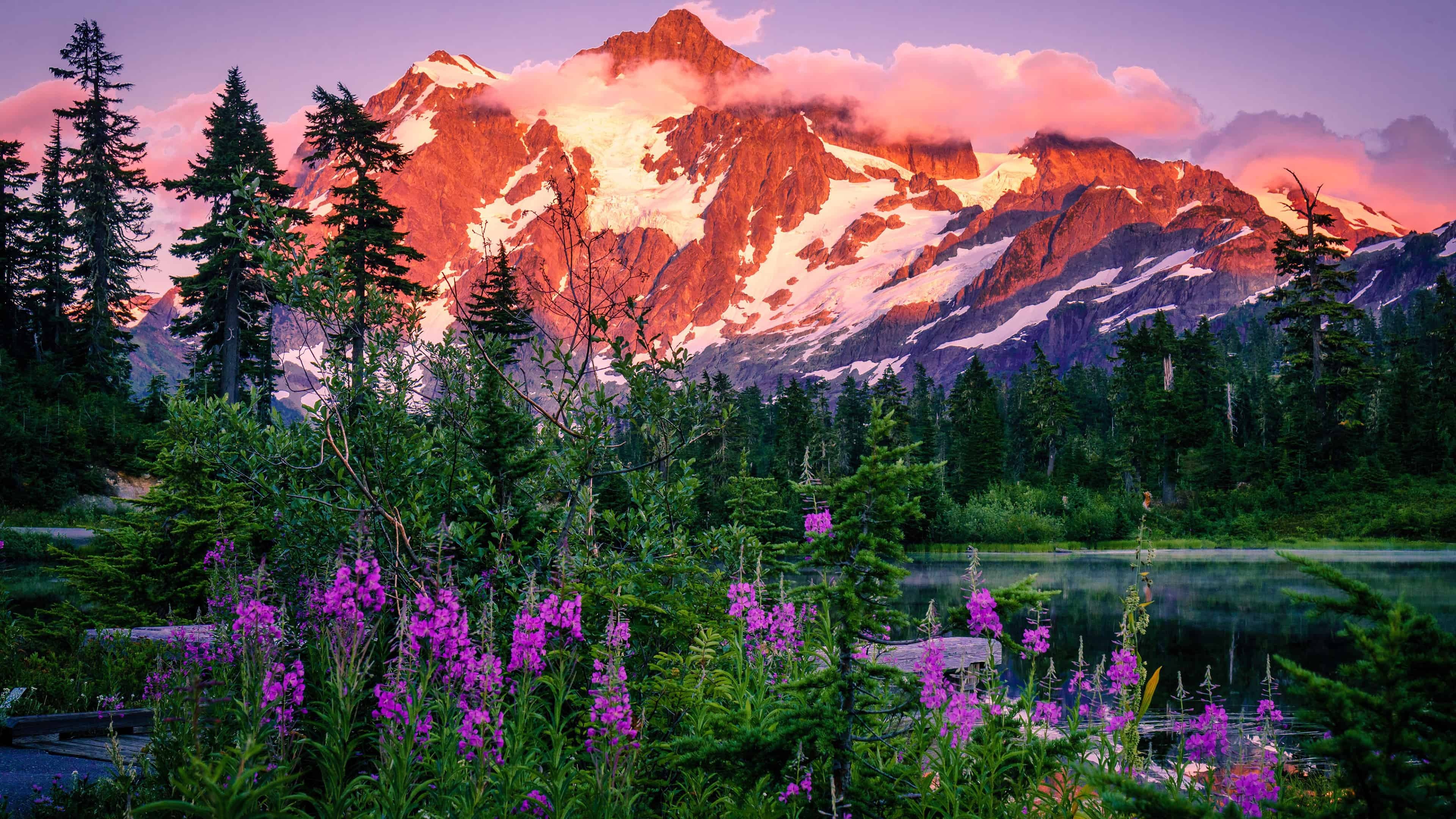Washington State Travels - Mount Shuksan, 4K wallpaper, 3840x2160 4K Desktop
