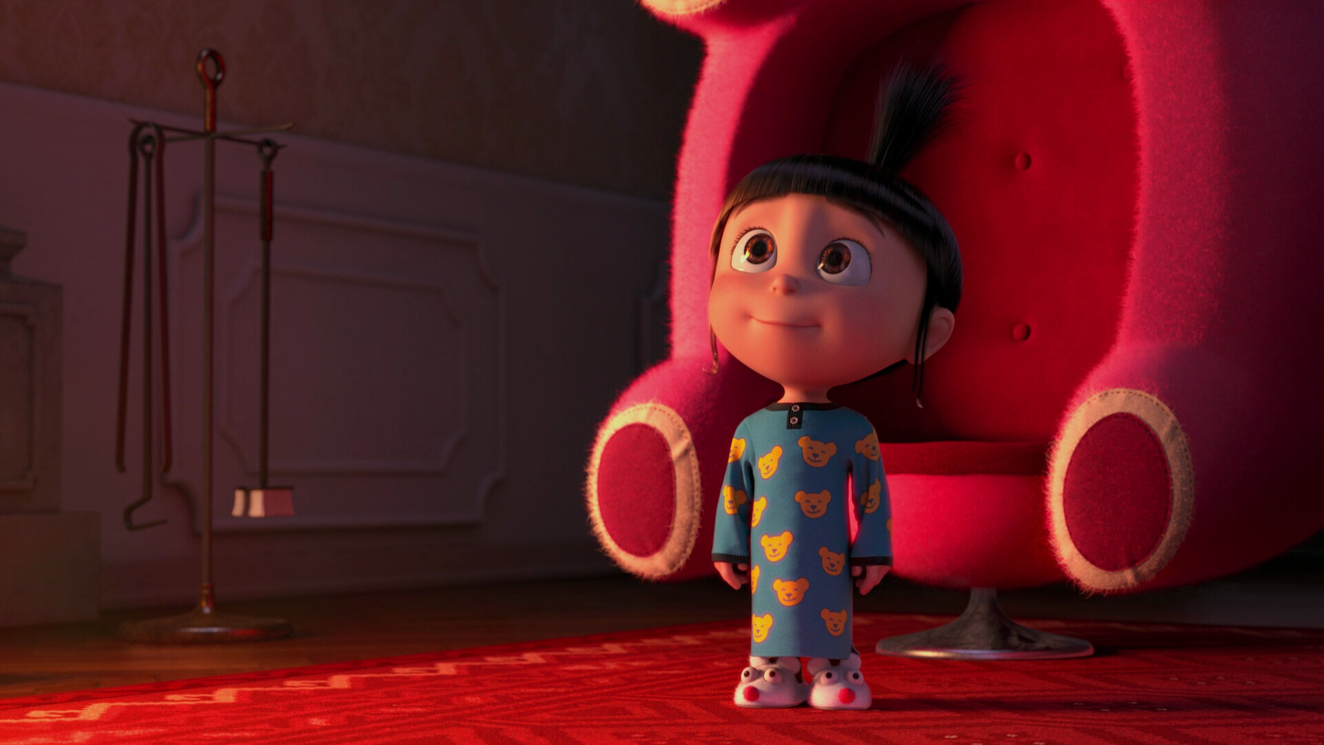 Despicable Me: Agnes, Gru's youngest innocent and immature adopted daughter. 1920x1080 Full HD Wallpaper.