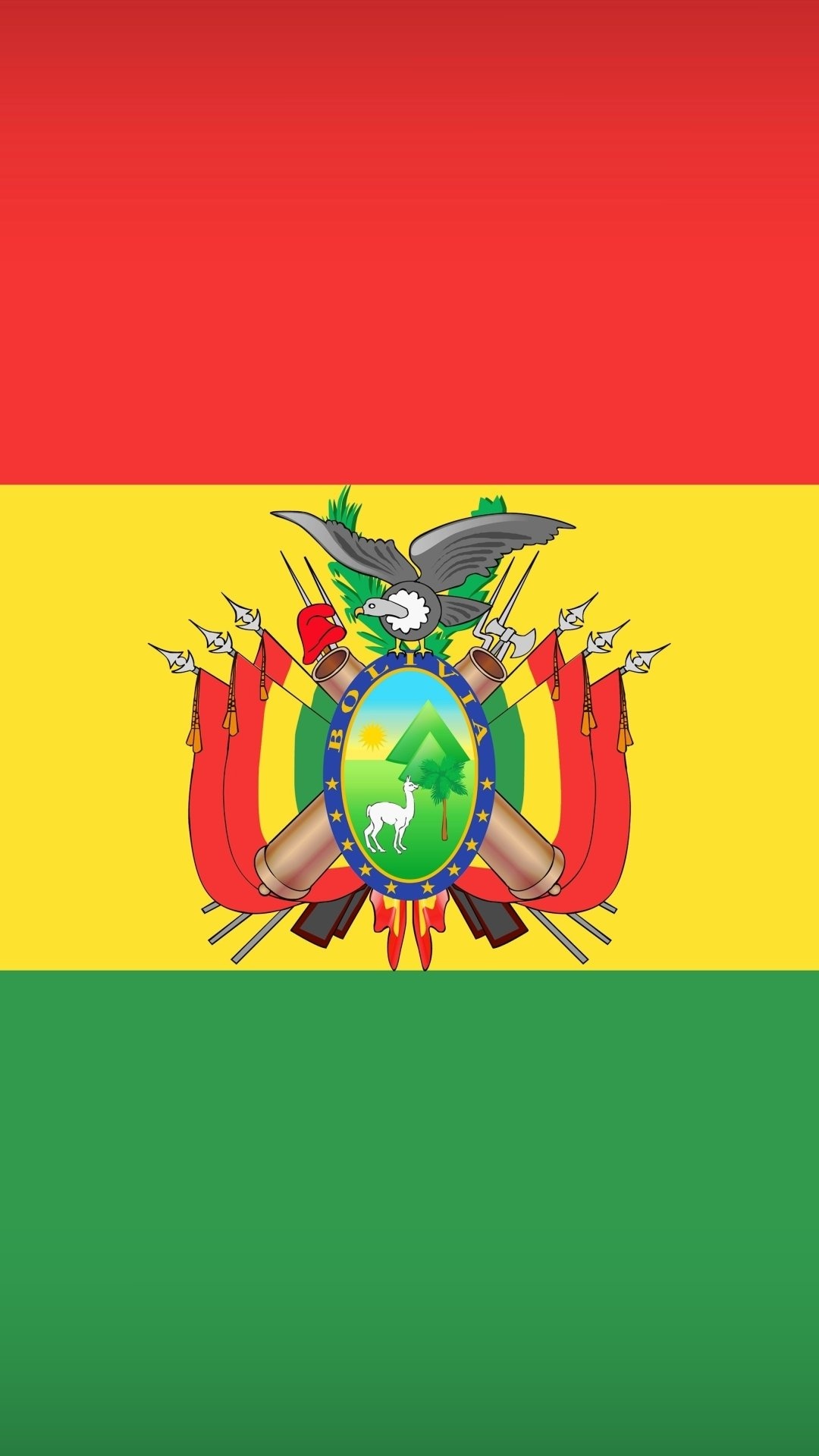 Bolivia, Flag, National Symbol, Independence, 1080x1920 Full HD Phone