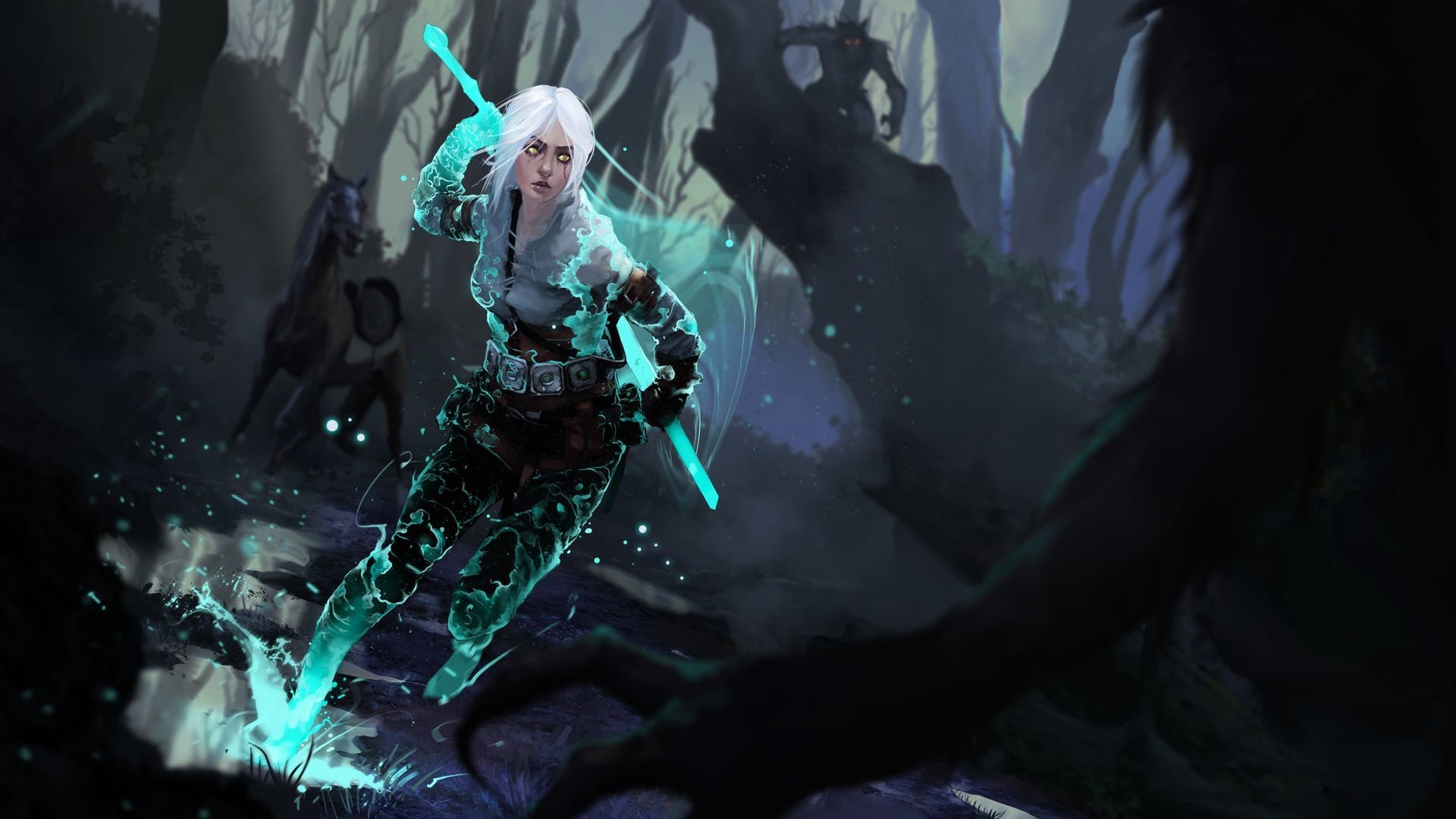 Role-Playing Game, Witcher 3, Mermaid art, Gaming, 1920x1080 Full HD Desktop