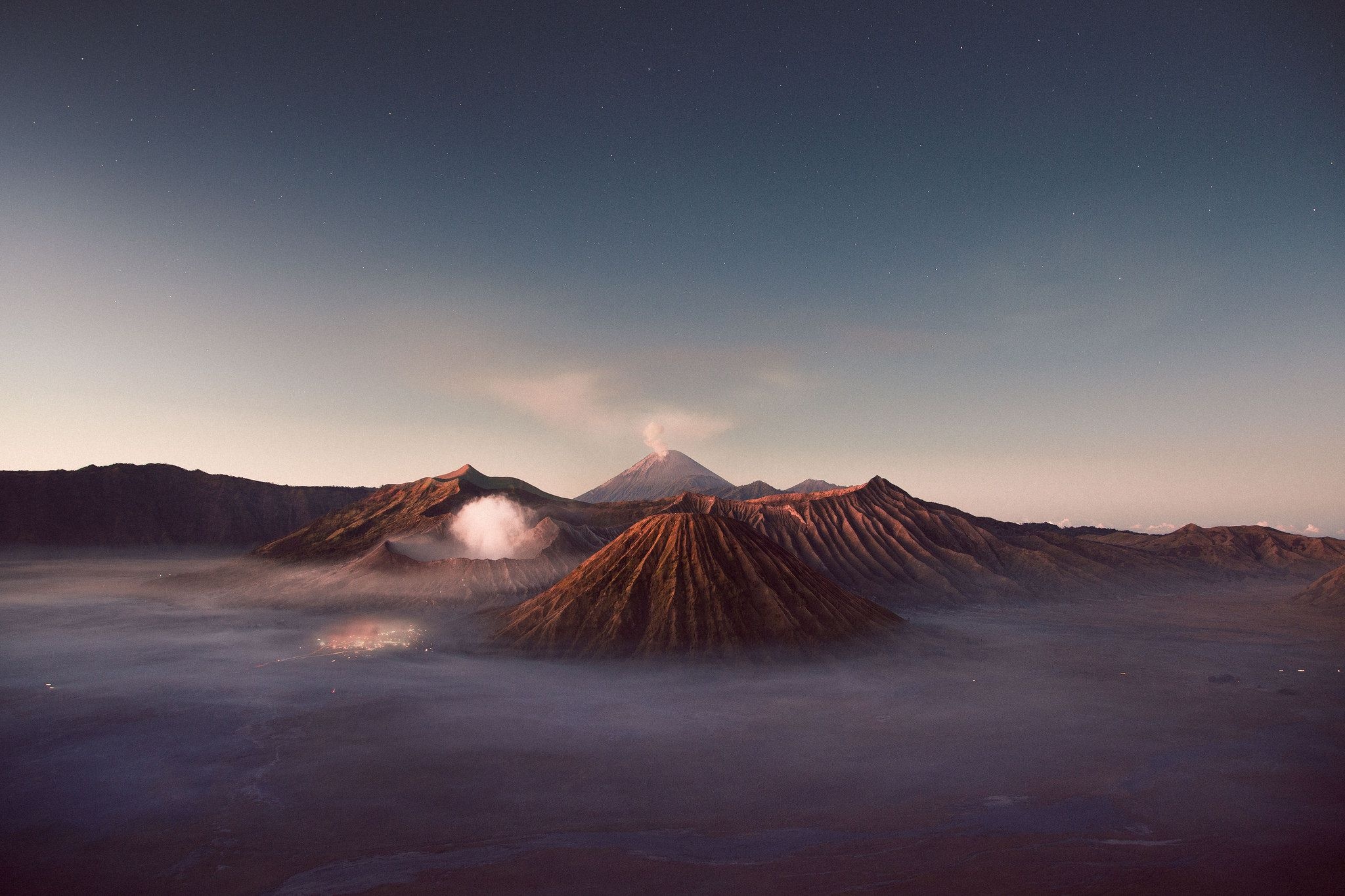 Mount Bromo, Mt Bromo, Batuk and Semeru, East Java, 2050x1370 HD Desktop