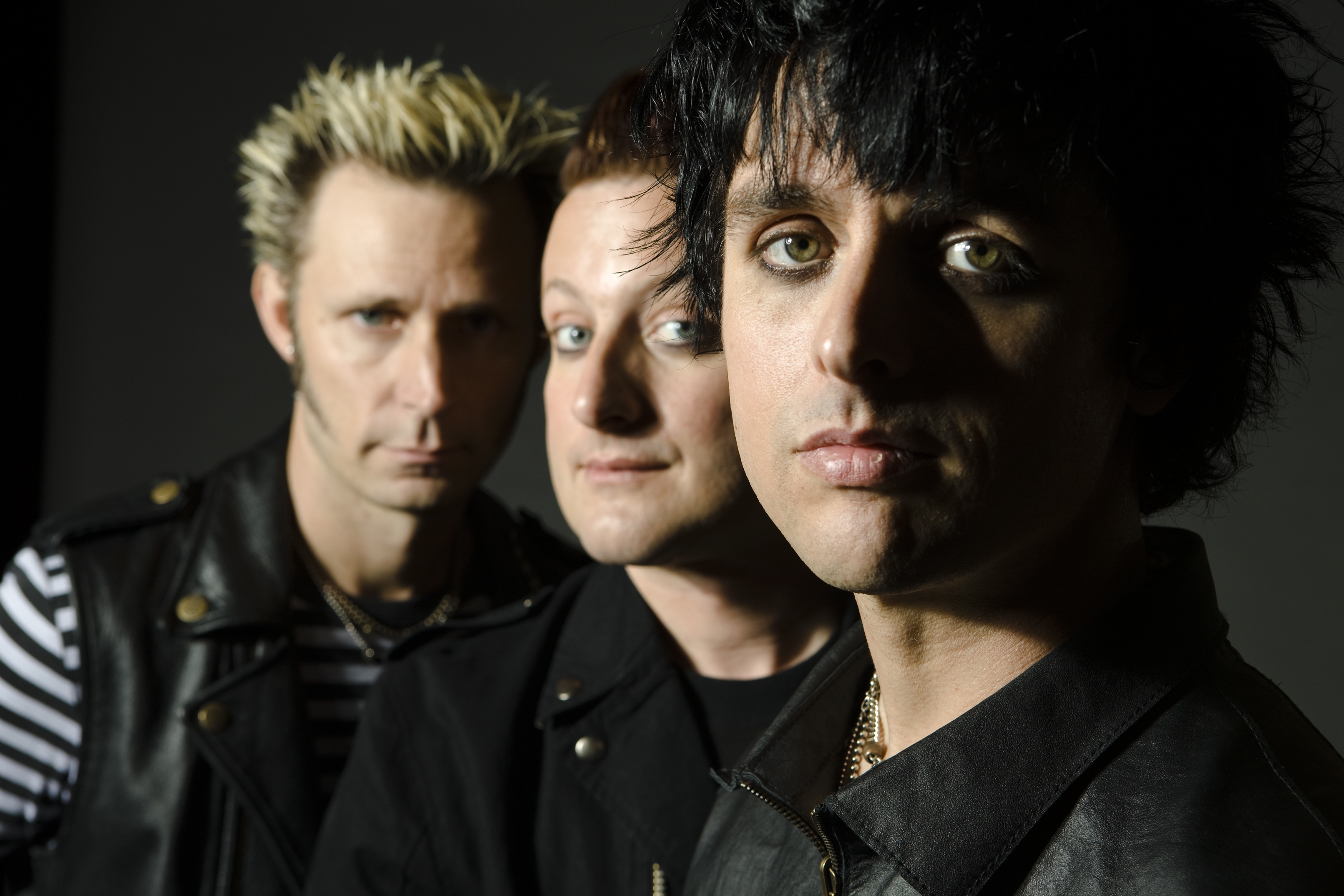 Green Day (Band): Billie Joe Armstrong with Mike Dirnt and Tre Cool, One of the greatest punk rock guitarists of all time. 3230x2150 HD Background.