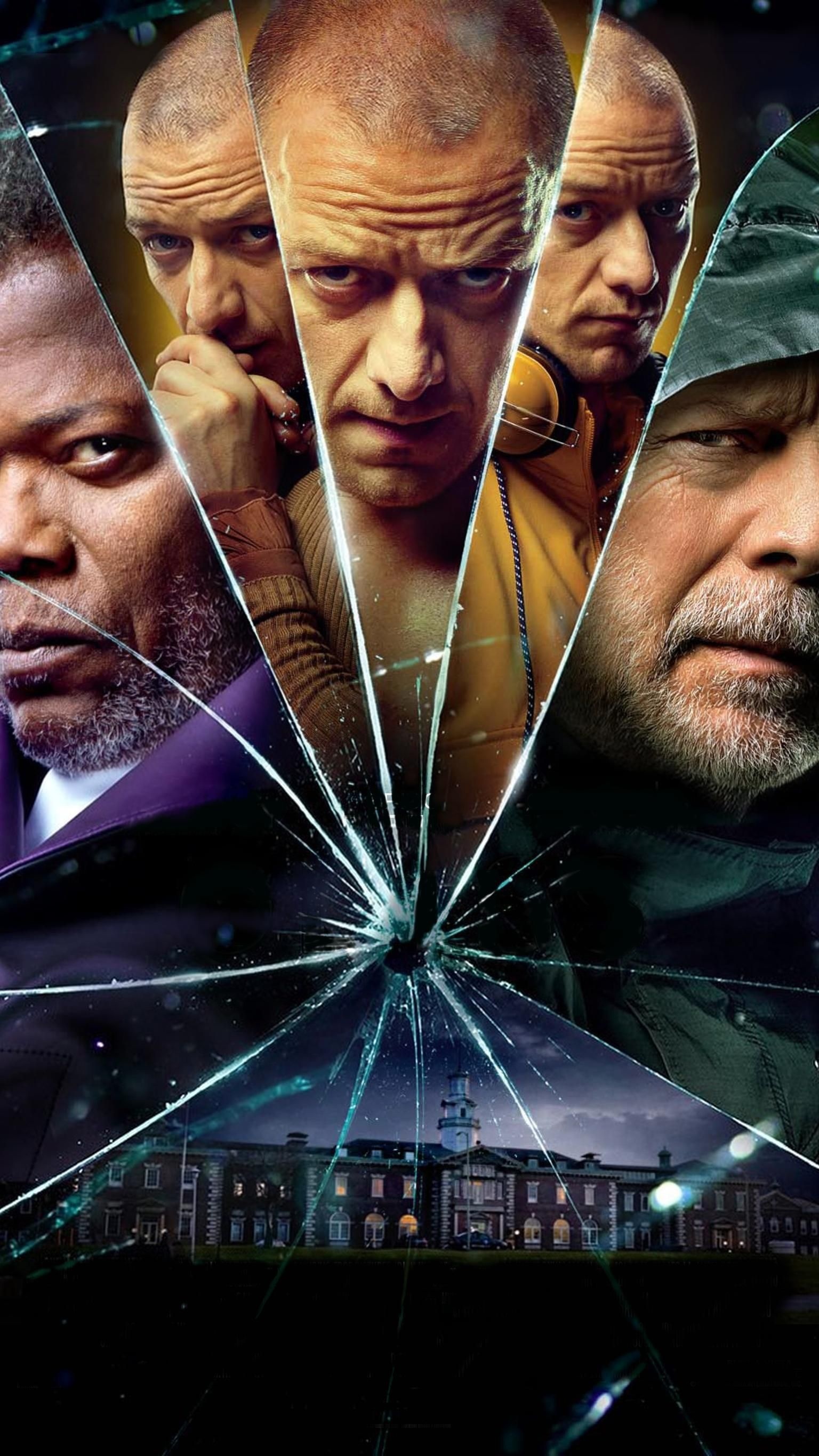 Glass (Movie): The film is a crossover and sequel to Unbreakable (2000) and Split (2016). 1540x2740 HD Wallpaper.