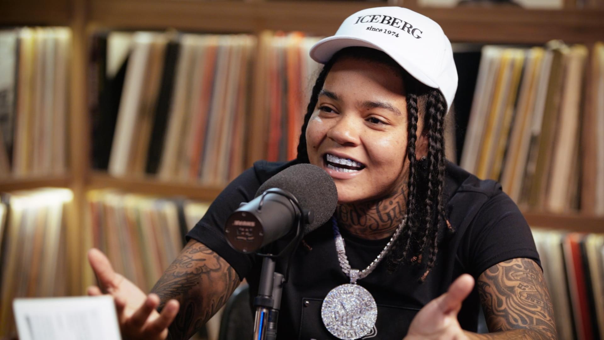 Young M.A: Freestyles "Who Run It" and "I Get The Bag" have gained millions of online streams. 1920x1080 Full HD Background.