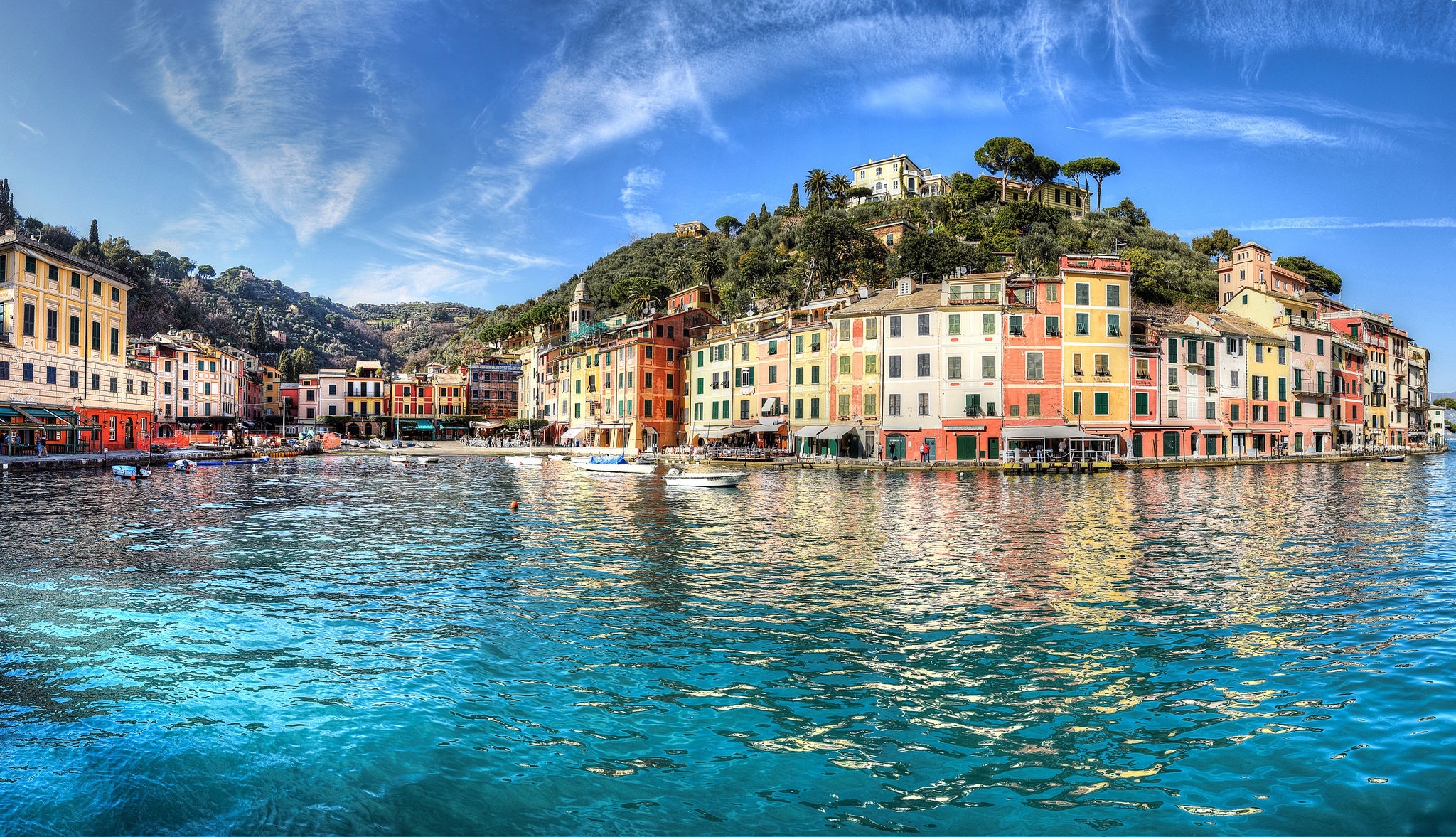 Atemberaubende Portofino Italien Tapete, 2050x1180 HD Desktop