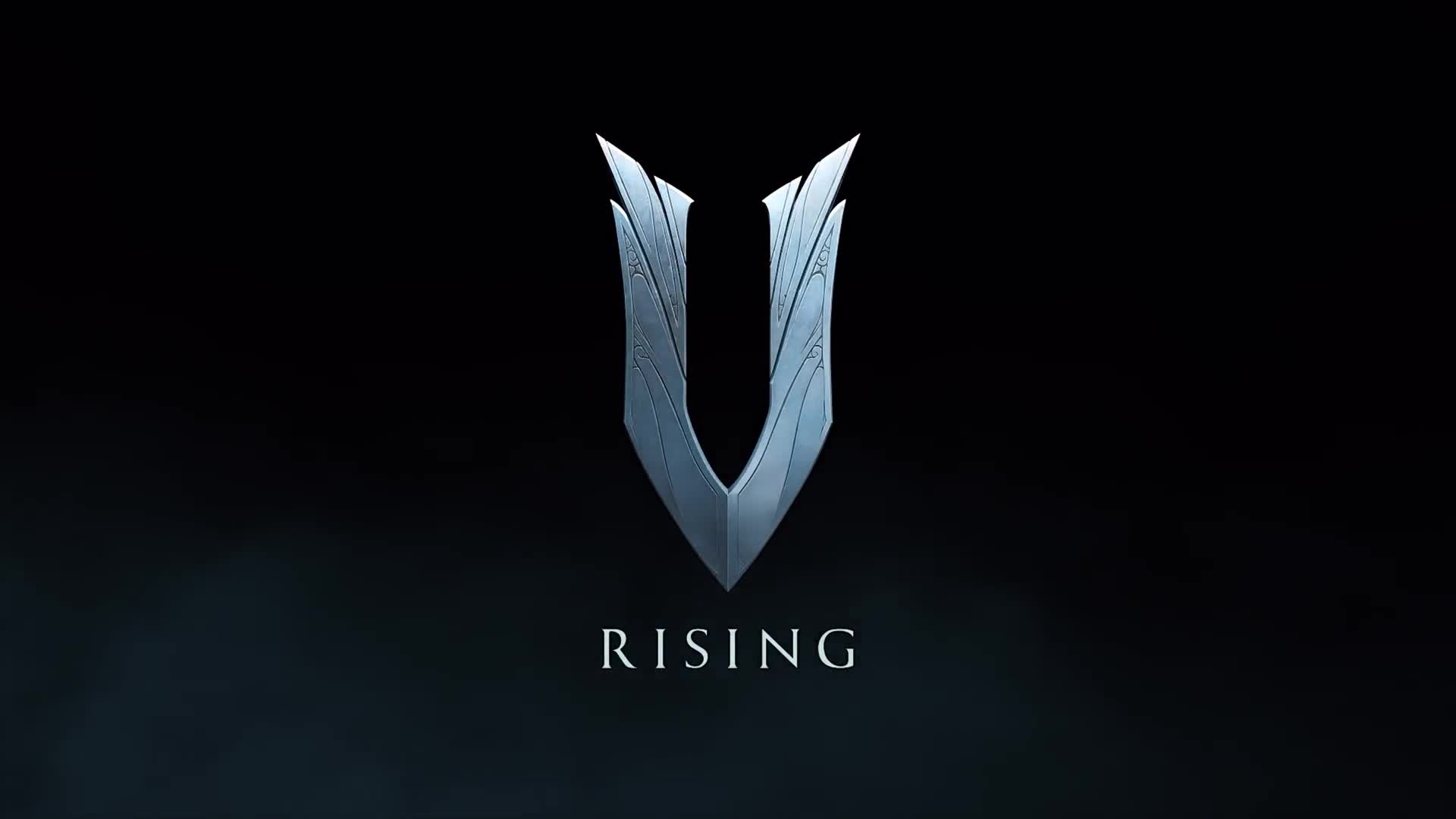 V Rising: Game poster, Game logo, V letter, Feeding on blood to gain new powers. 1920x1080 Full HD Wallpaper.