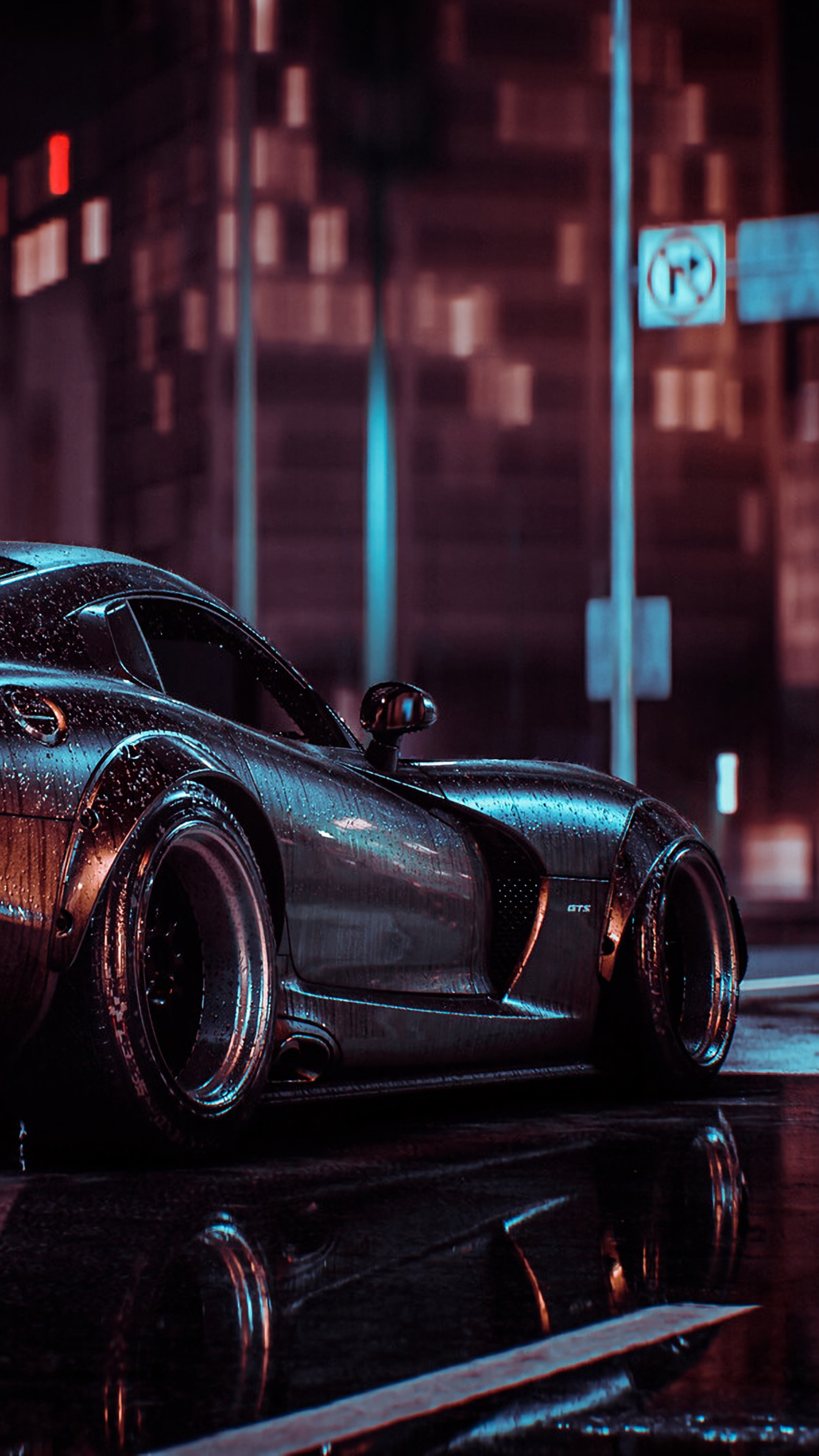 Dodge Viper, SRT, Need for Speed game, 2160x3840 4K Handy
