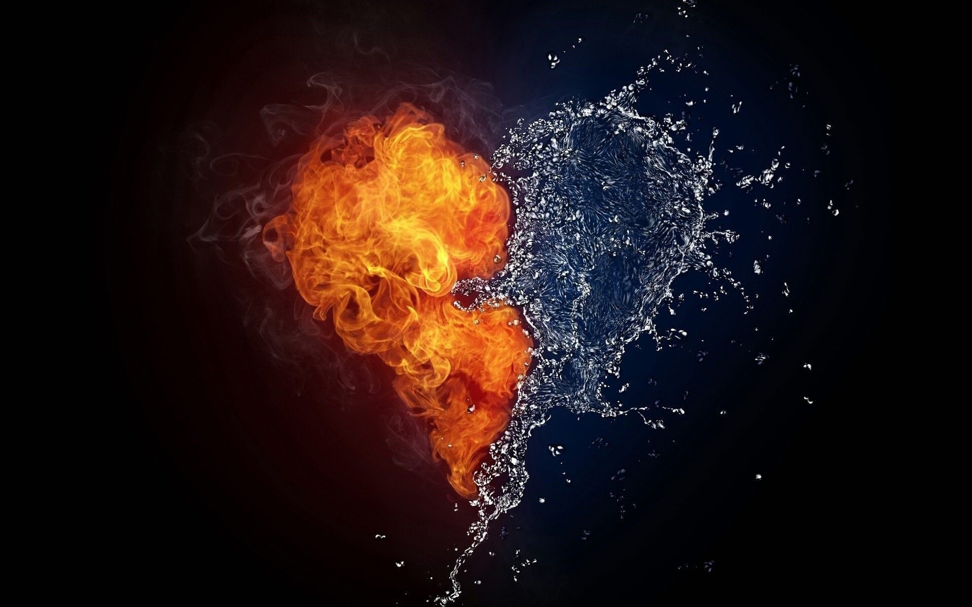 Love fire wallpapers, Passionate flames, Fiery love symbolism, Romantic fire moments, Burning love, 1920x1200 HD Desktop