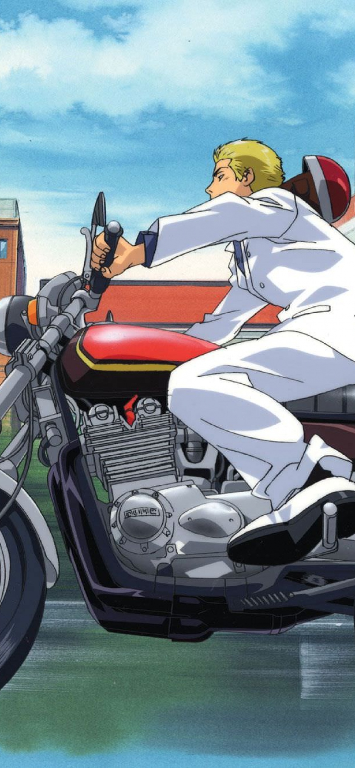 Great Teacher Onizuka: A former biker, Manga, GTO, Serialized in Kodansha's Weekly Shonen Magazine. 1170x2540 HD Background.