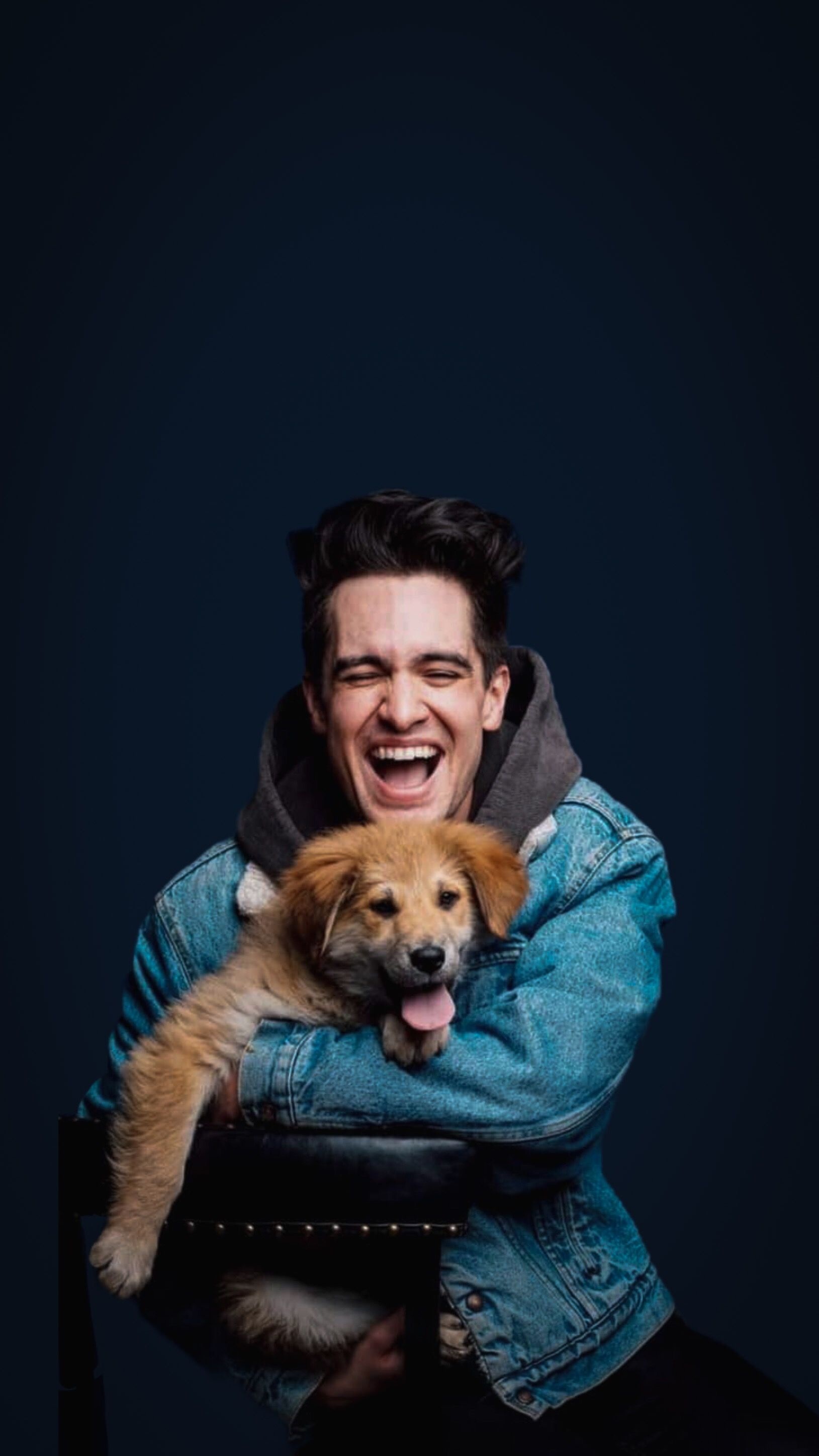 Brendon Urie: The sole remaining original member of the iconic band, Panic! At The Disco. 1630x2900 HD Background.