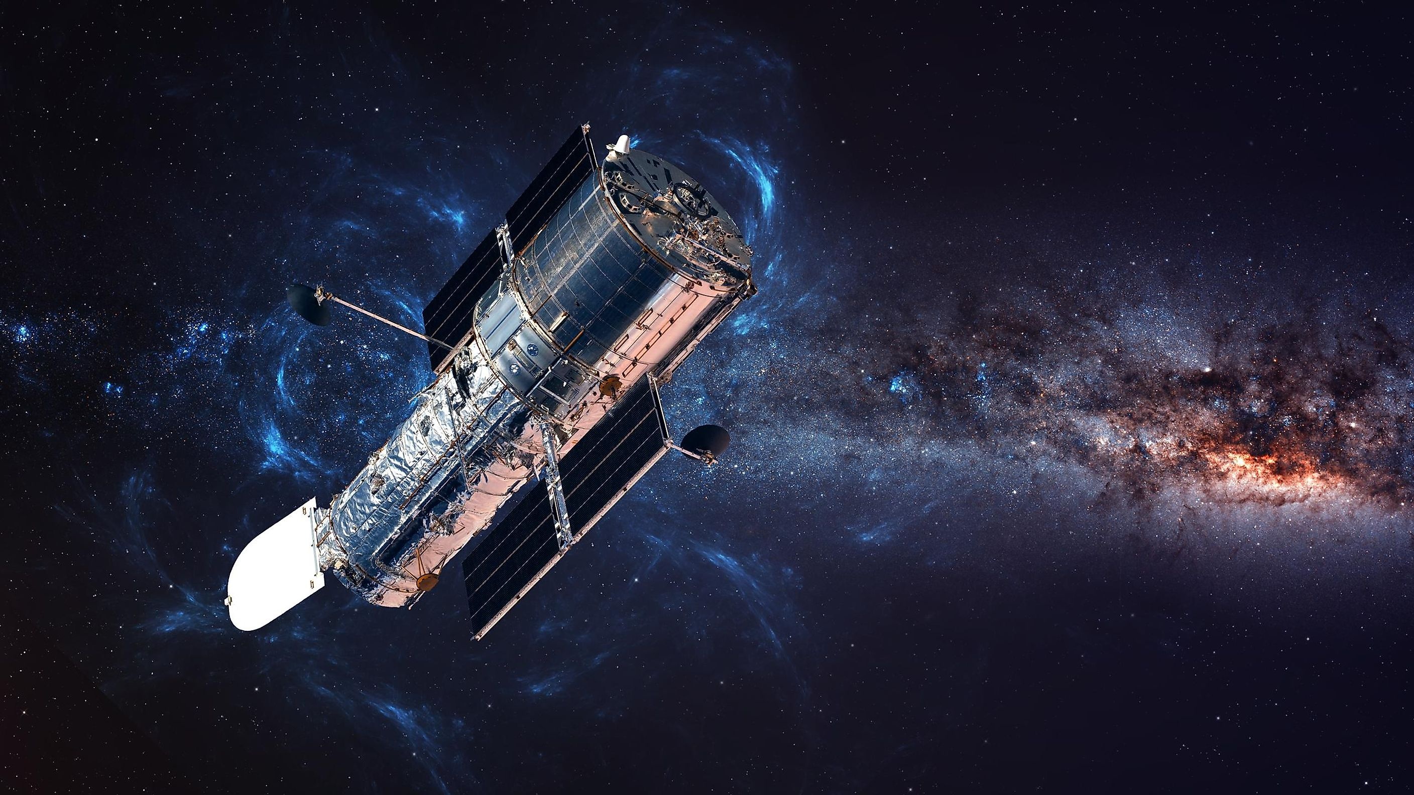 Hubble space telescope, Fascinating facts, Celestial discoveries, Astronomical insights, 2820x1590 HD Desktop