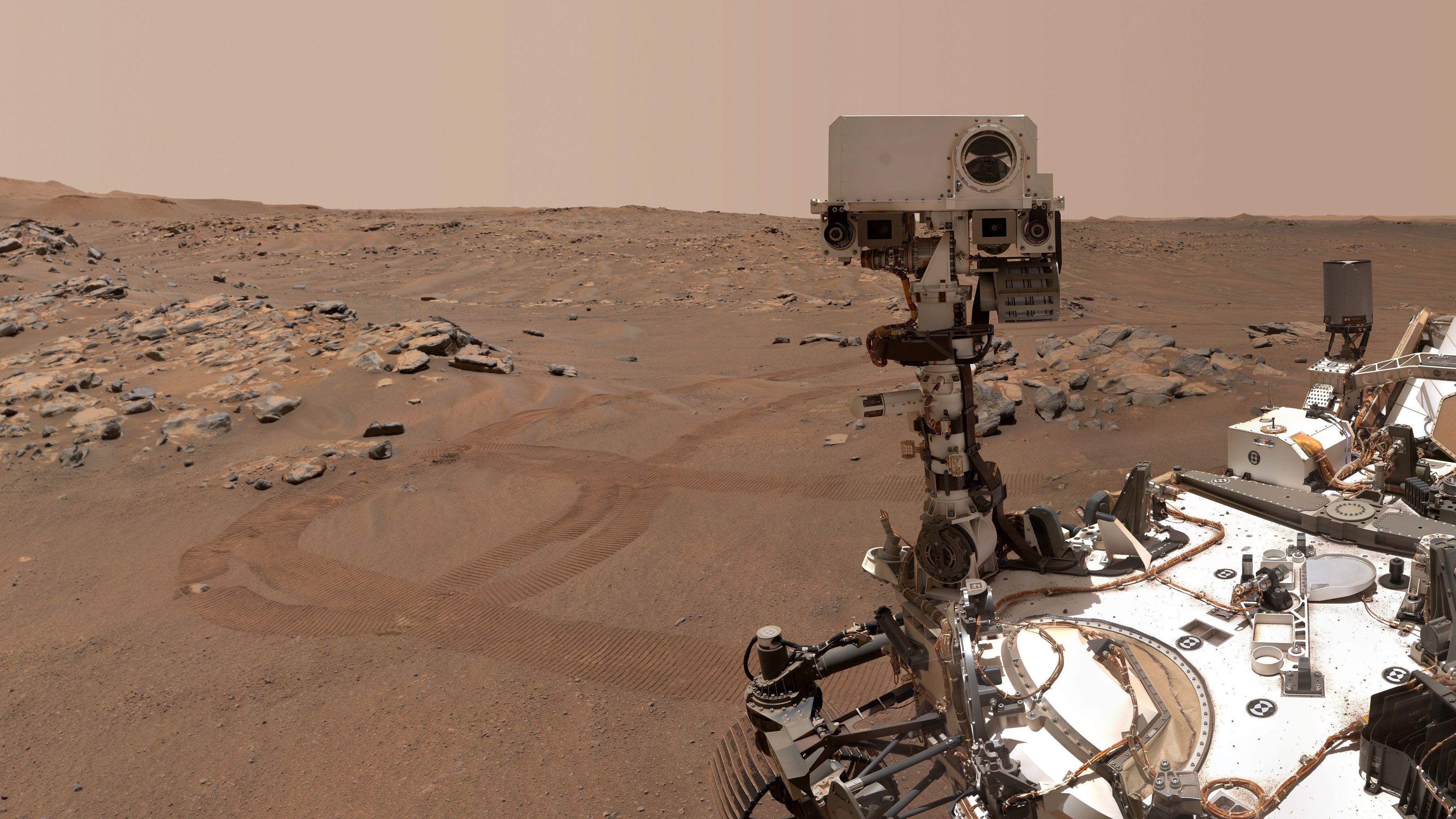 Perseverance rover selfie, Red planet, 4K wallpaper, RWallpaper, 3840x2160 4K Desktop
