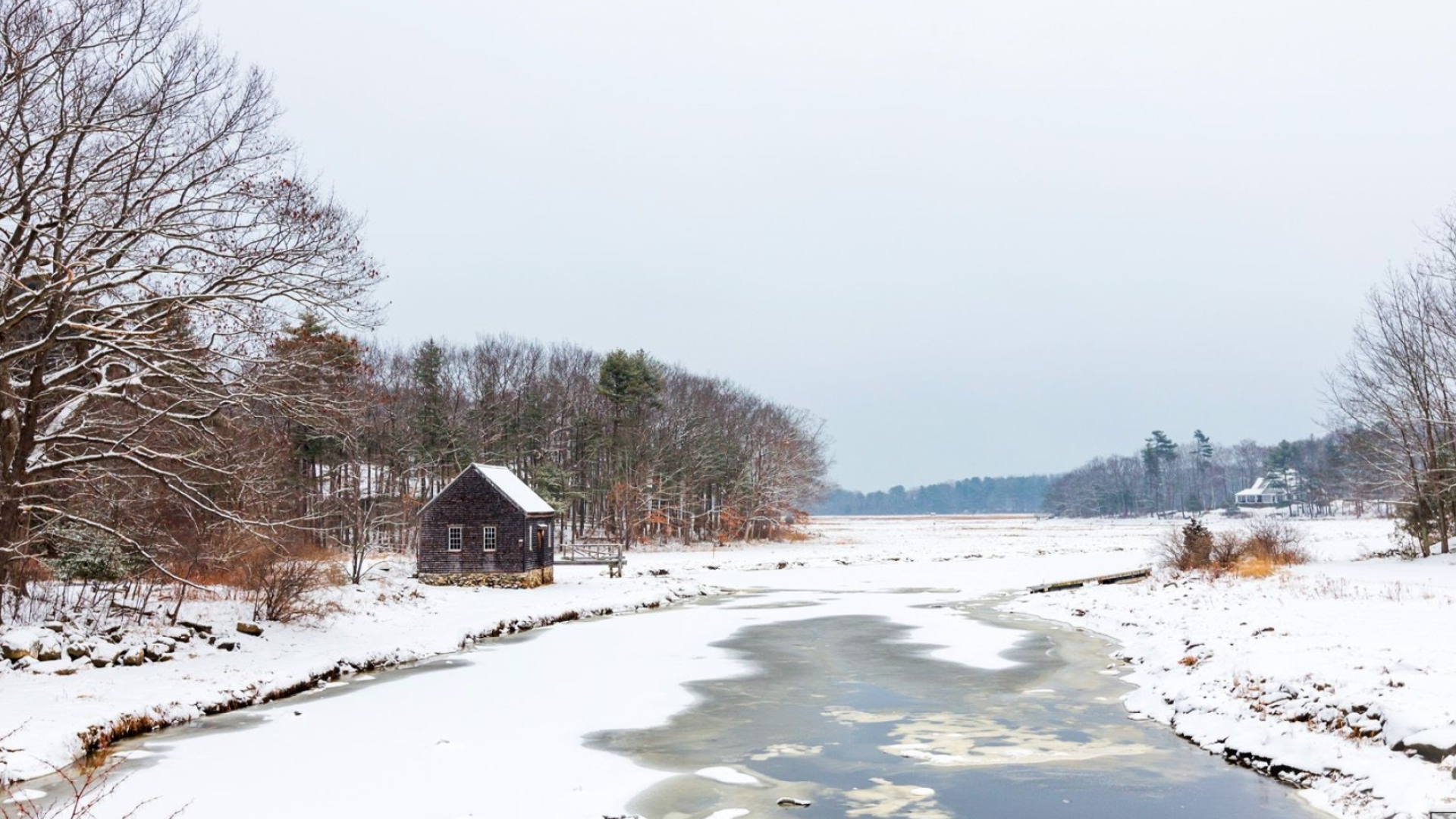 New Hampshire winter wallpapers, Snowy landscapes, Cold season beauty, 1920x1080 Full HD Desktop
