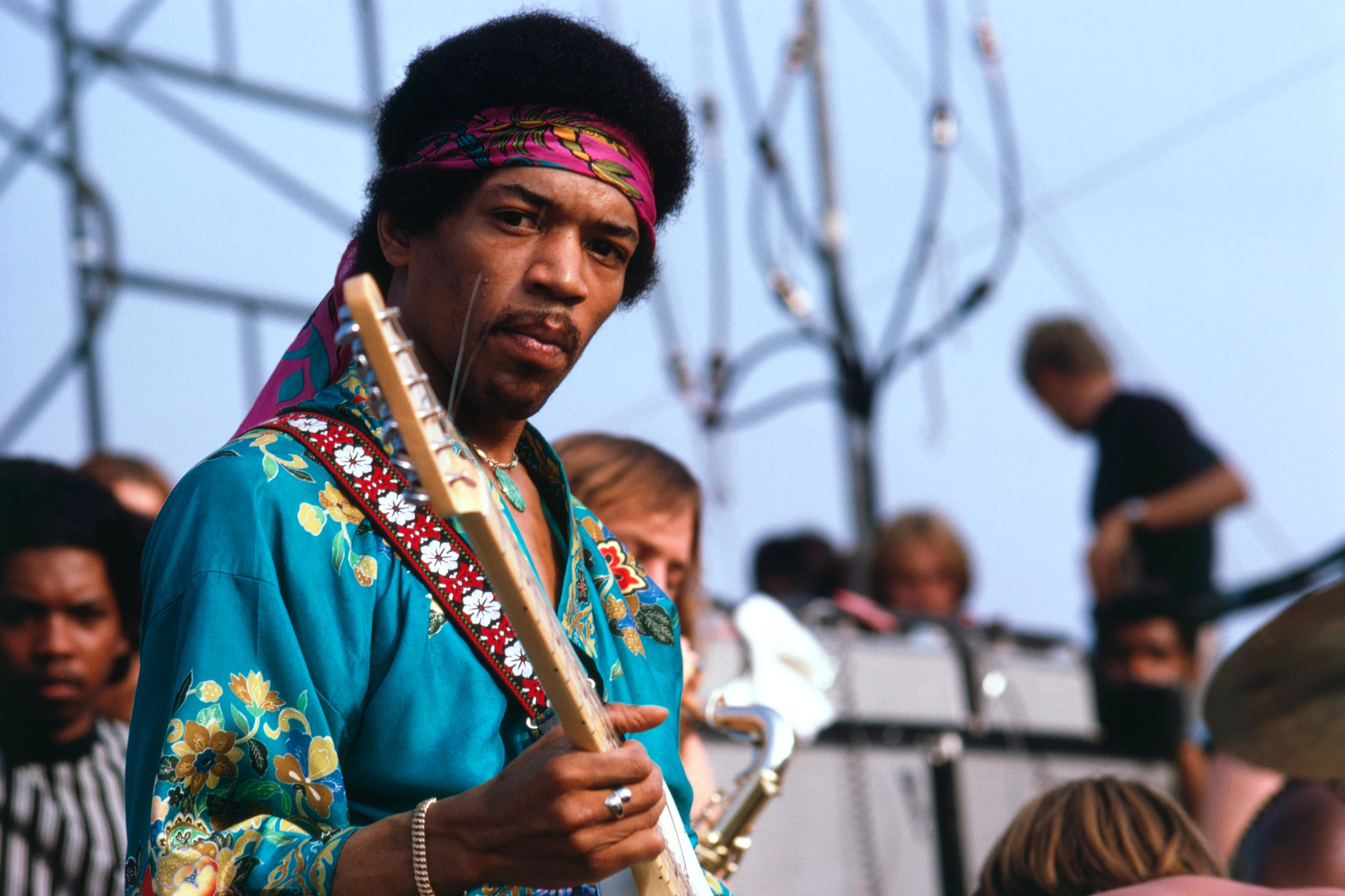 Jimi Hendrix (Celebs), Vintage photos, Ed Caraeff, Time, 2560x1710 HD Desktop