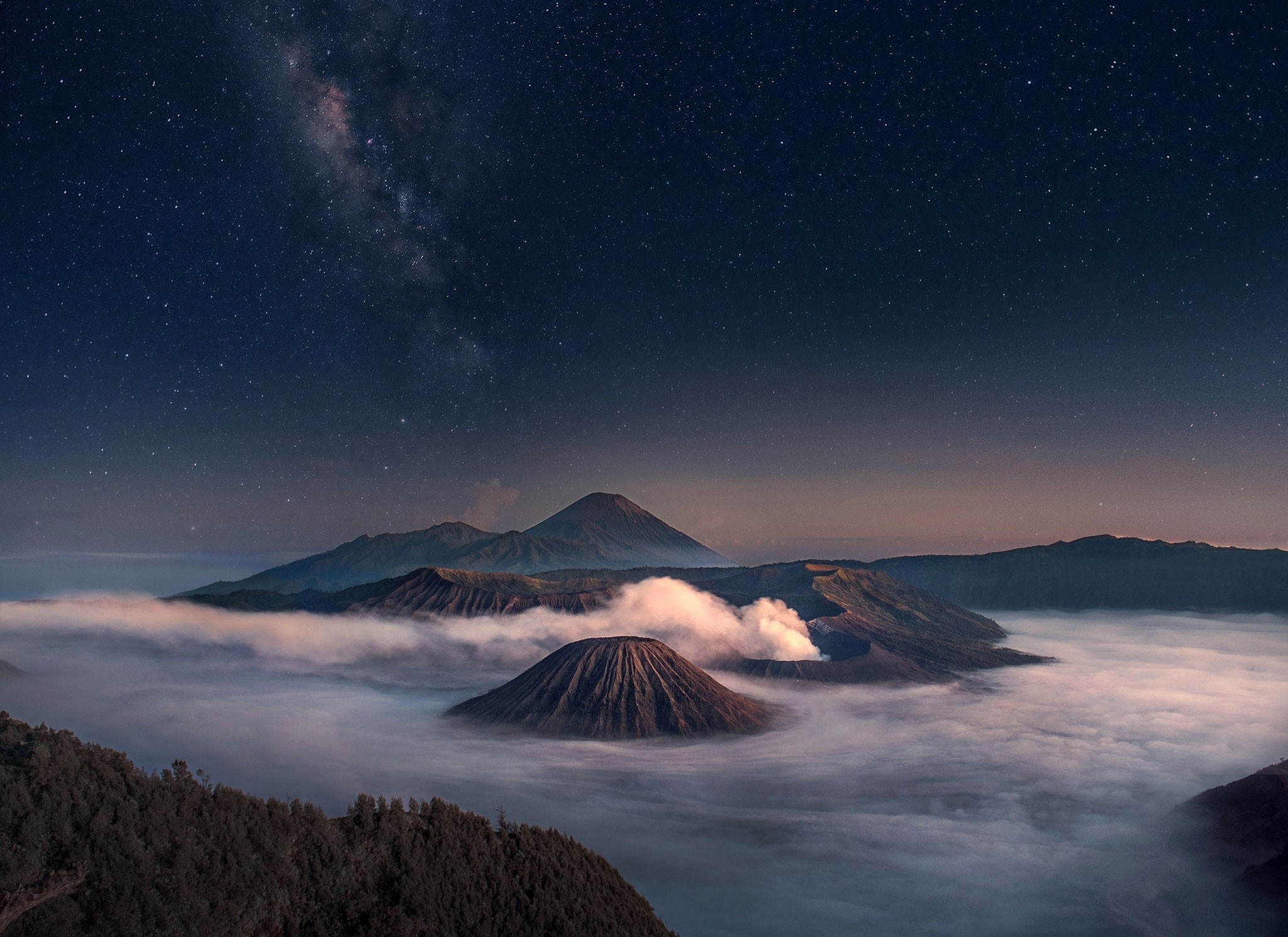 Mount Bromo, Travels, Mountain Nature, Indonesia, 2050x1490 HD Desktop