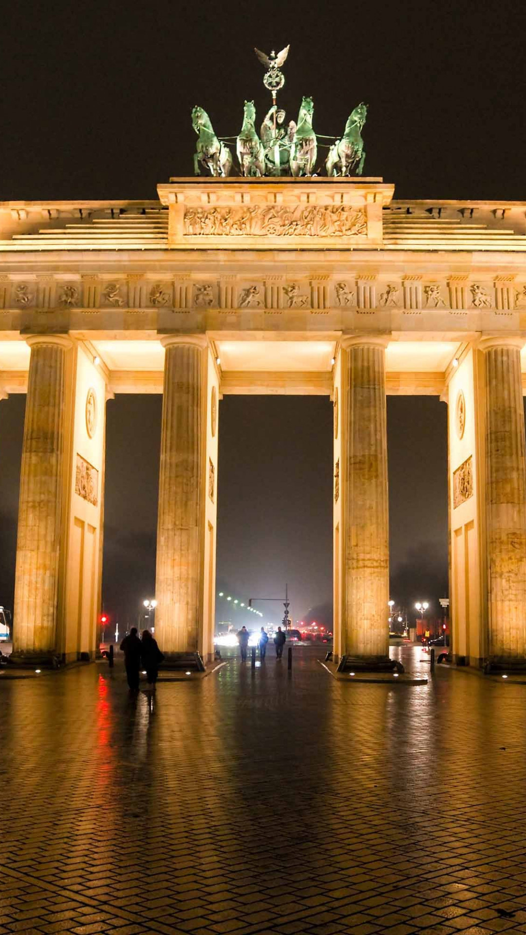 Brandenburg Gate, HD Wallpapers, Baltana, 1080x1920 Full HD Phone