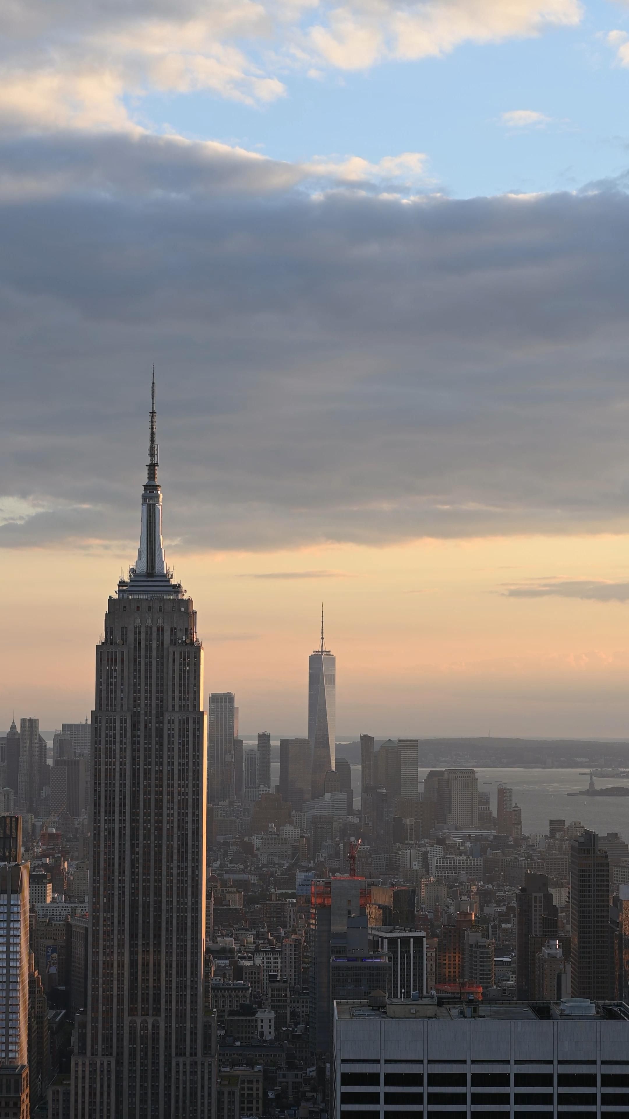 Good morning video, Empire State Building, Landscape photography, Urban beauty, 2160x3840 4K Phone