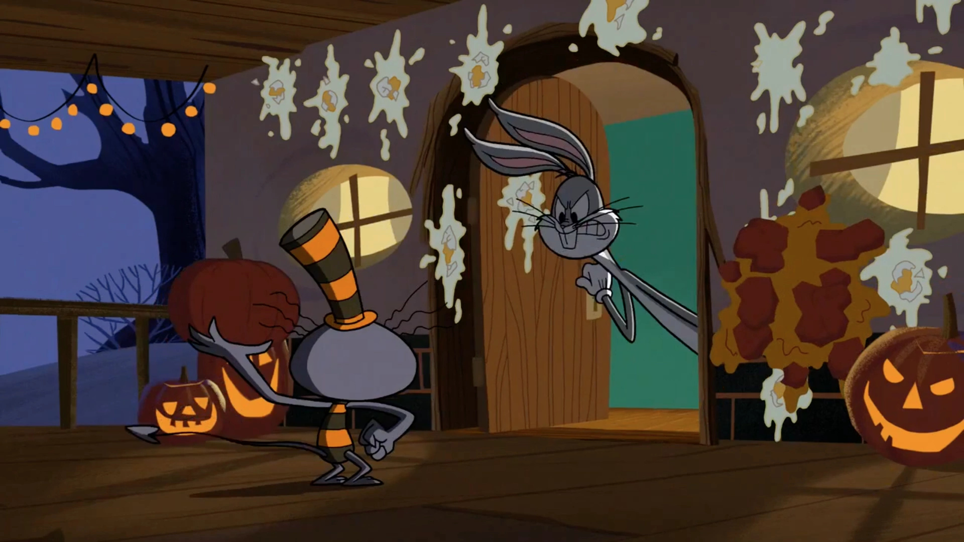 Imposter Wabbit, Halloween theme, Mysterious character, Cartoon spoof, 1920x1080 Full HD Desktop