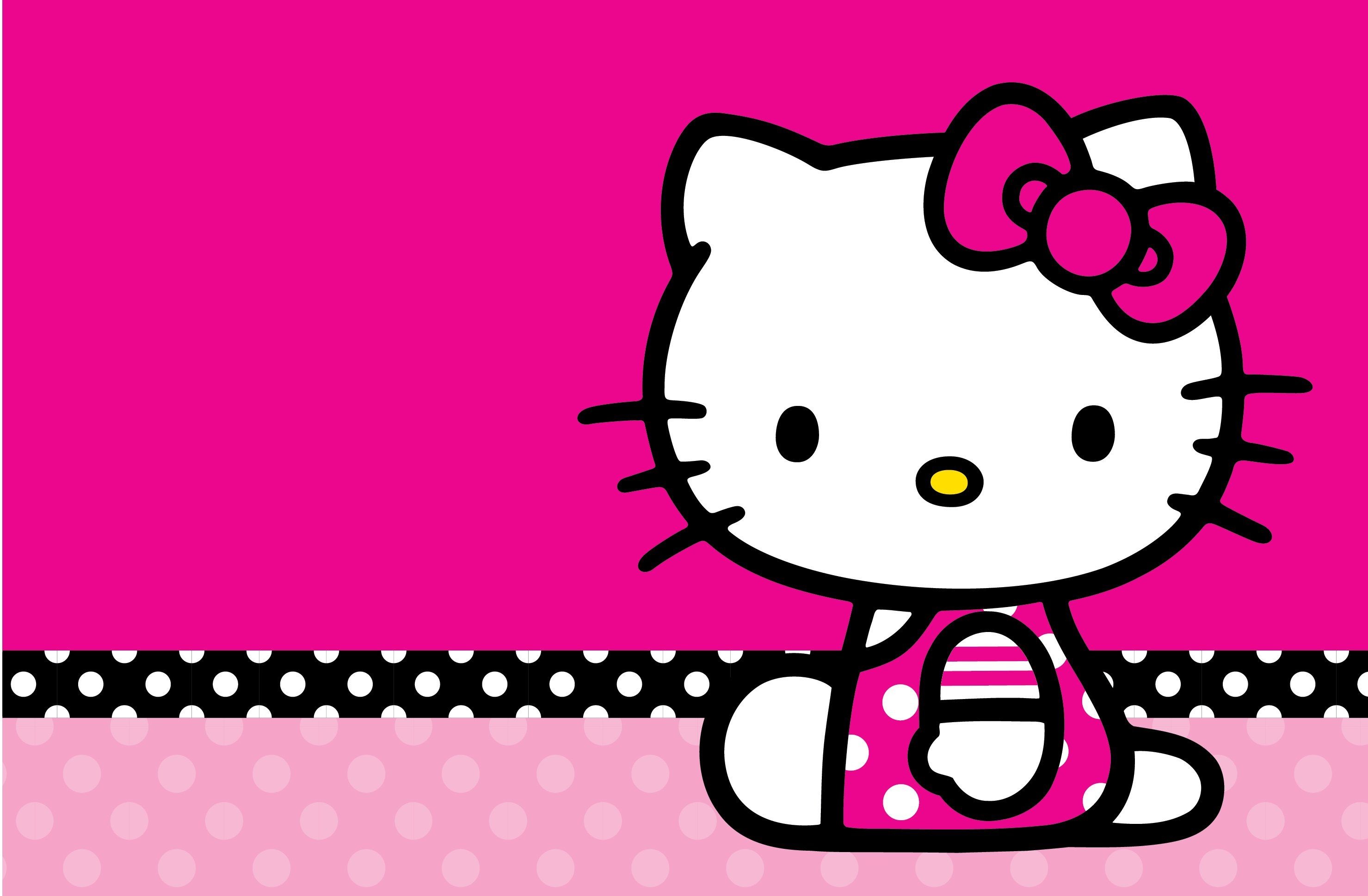 Hello Kitty: The character is currently designed by Yuko Yamaguchi. 2960x1940 HD Background.