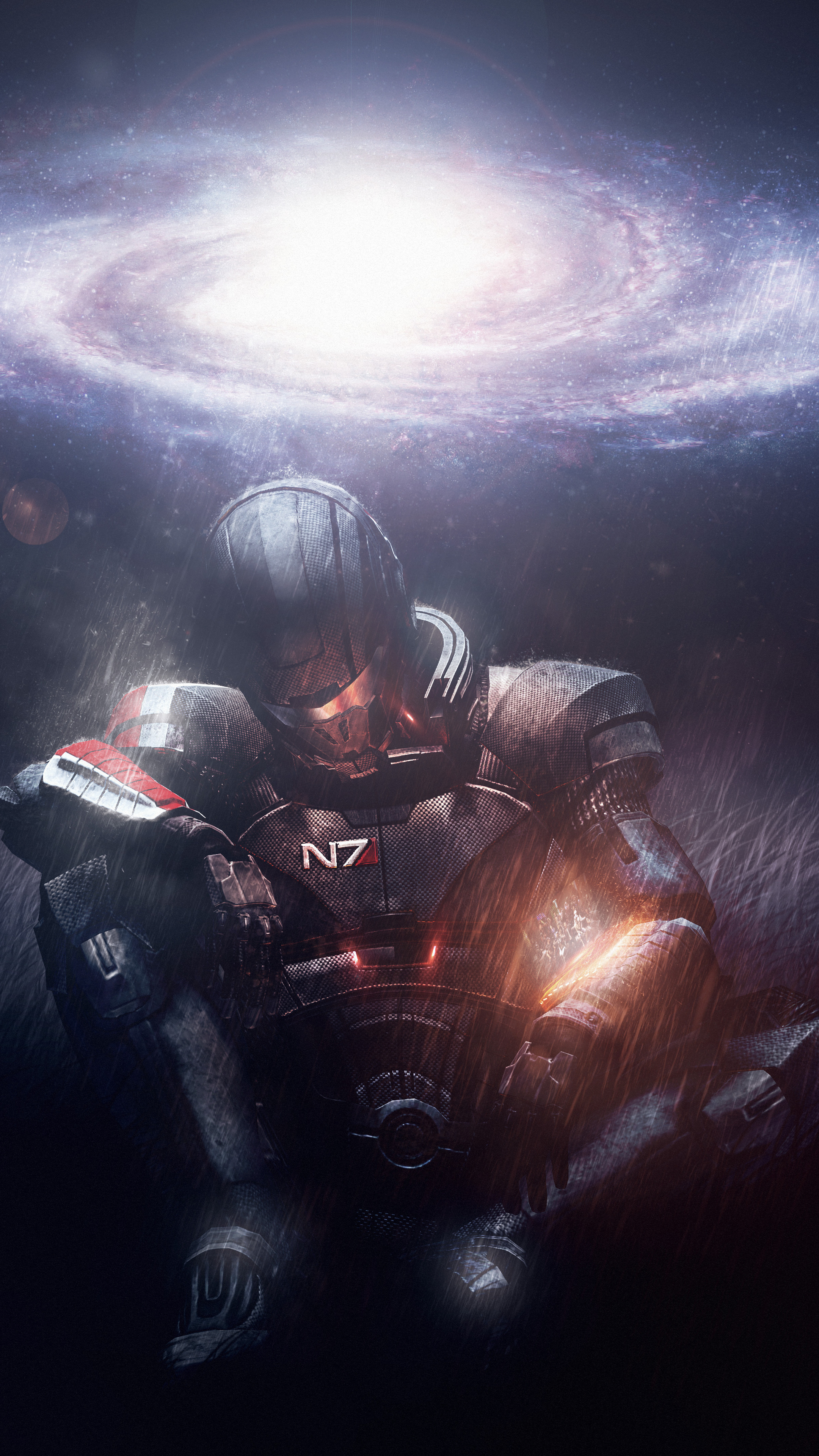 Commander Shepard, Mass Effect Wallpaper, 2160x3840 4K Handy