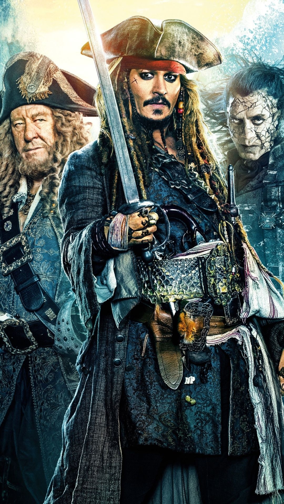 Barbossa, Pirate movies, Hector Barbossa, Dead Man, 1080x1920 Full HD Phone