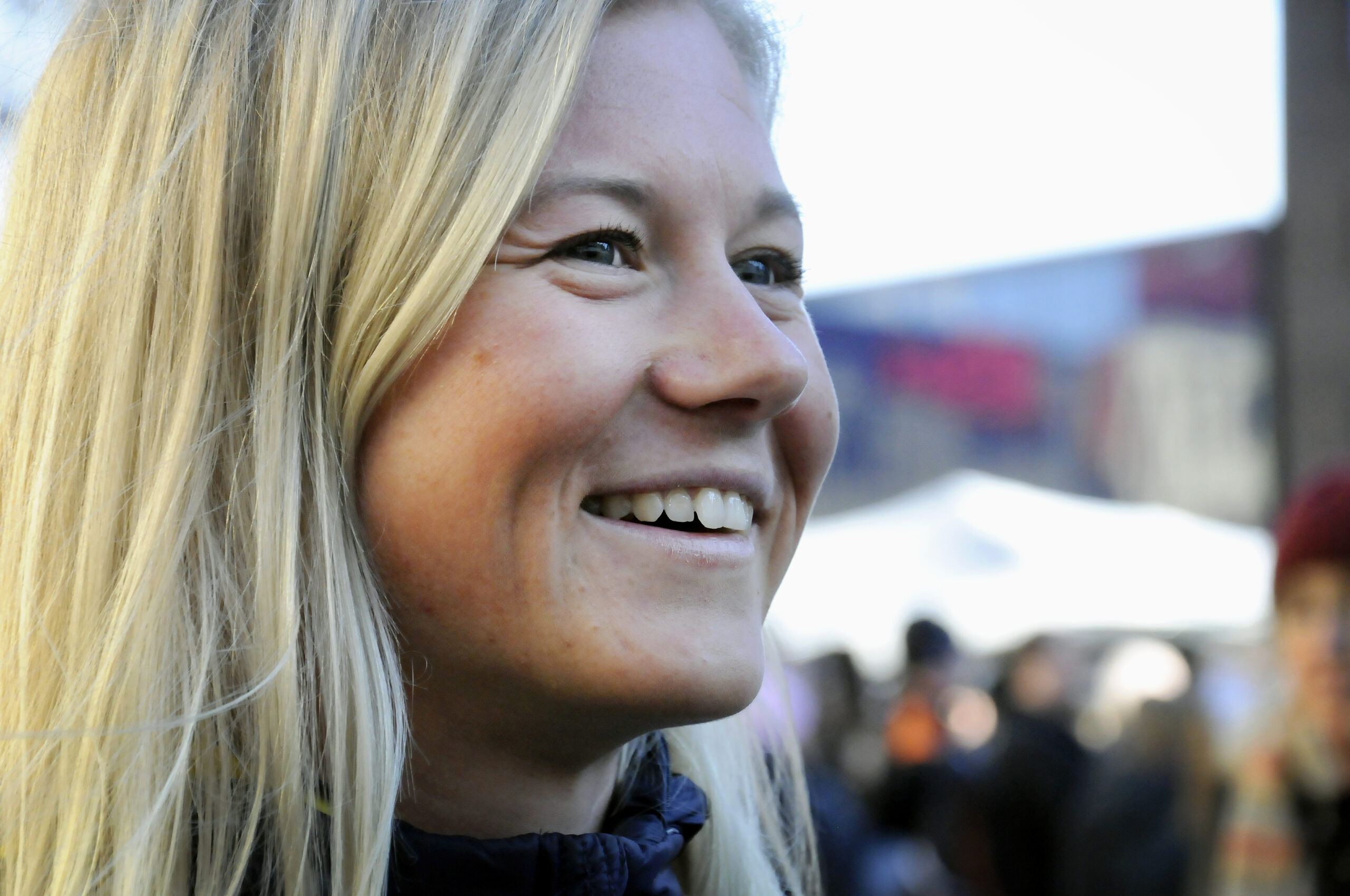 Maja Dahlqvist, Local celebrations, Skiing success, Dala region, 2560x1700 HD Desktop