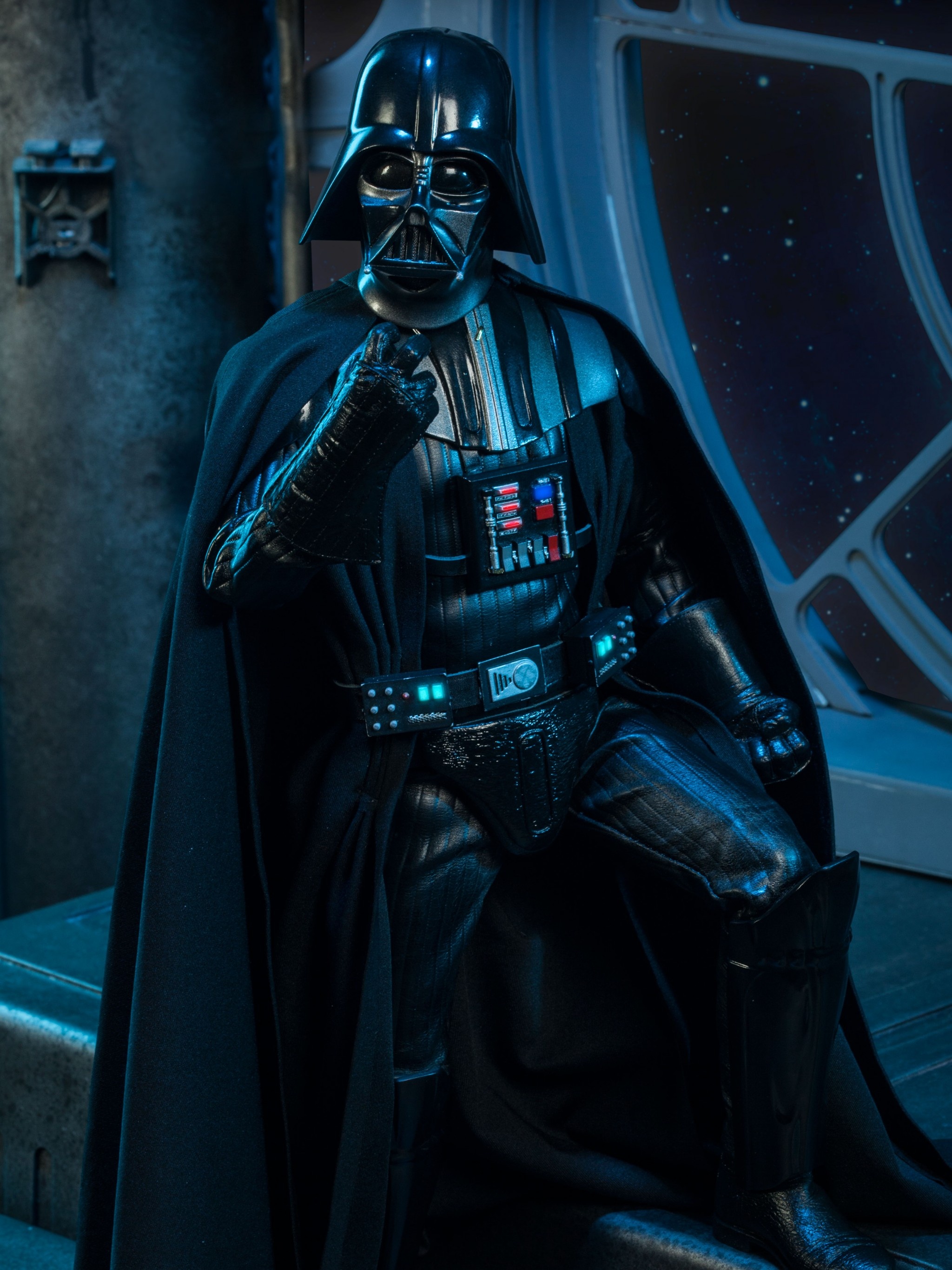 Darth Vader: Redeemed himself by saving his son, Luke Skywalker, and killing Palpatine. 2050x2740 HD Wallpaper.