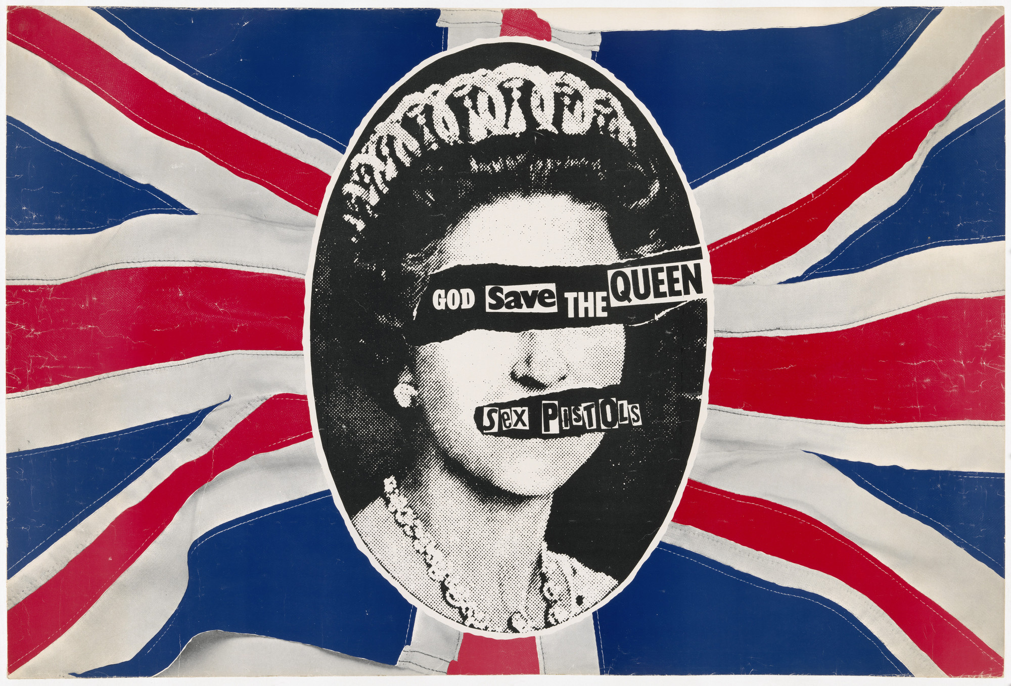 Sex Pistols music, Jamie Reid's artwork, God Save the Queen, Visual punk statement, 2000x1360 HD Desktop
