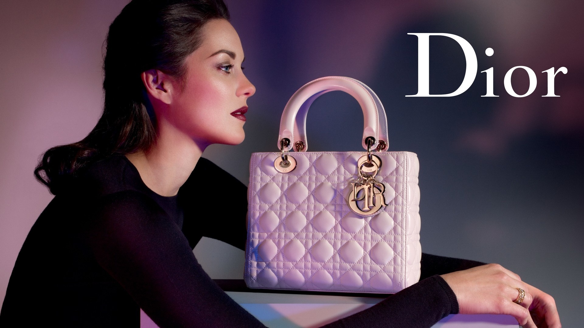 Dior: Marion Cotillard, The Lady Dior, Iconic leather goods. 1920x1080 Full HD Wallpaper.