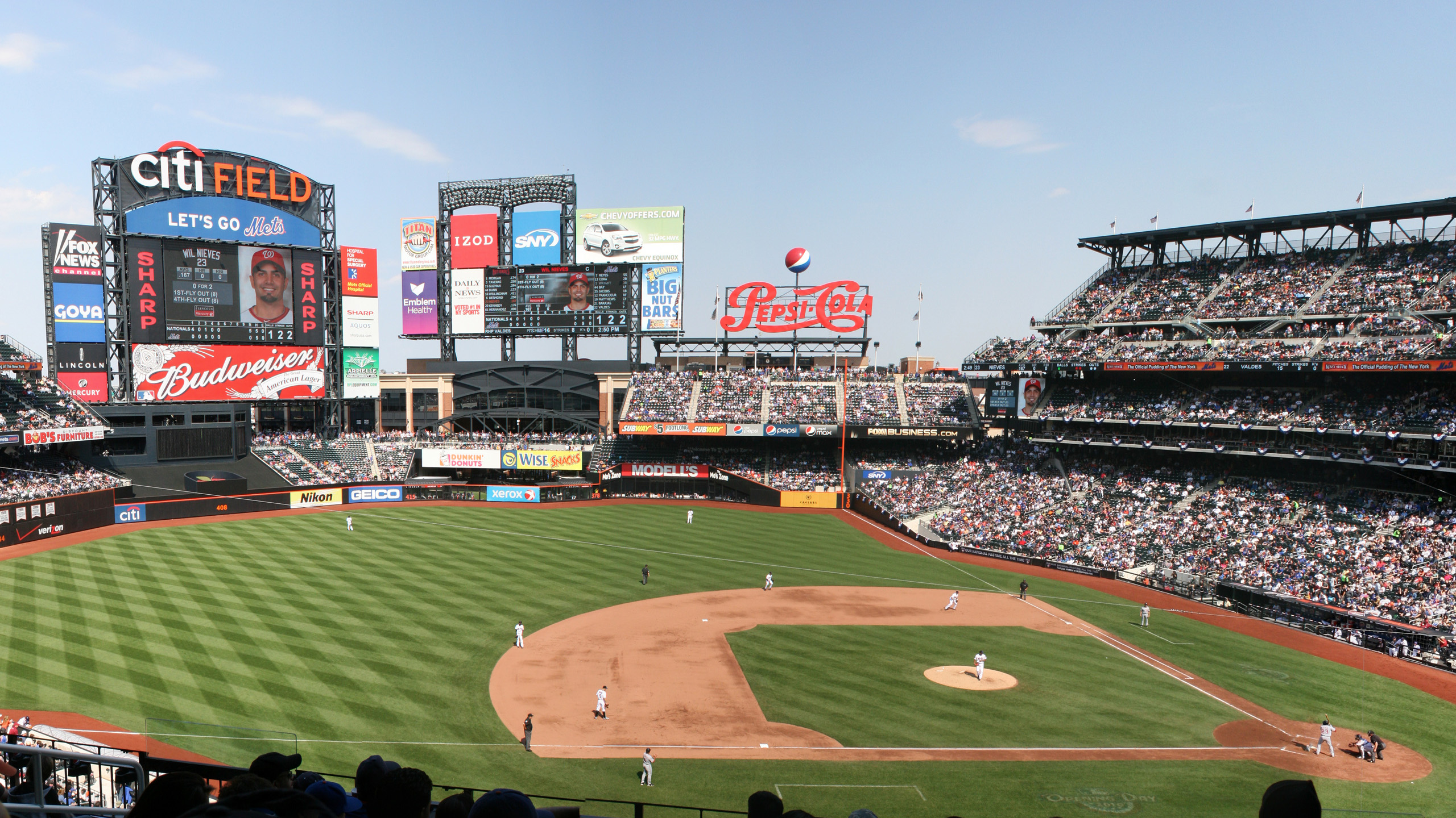 New York Mets, Stadium wallpapers, Baseball team, Sports, 2560x1440 HD Desktop