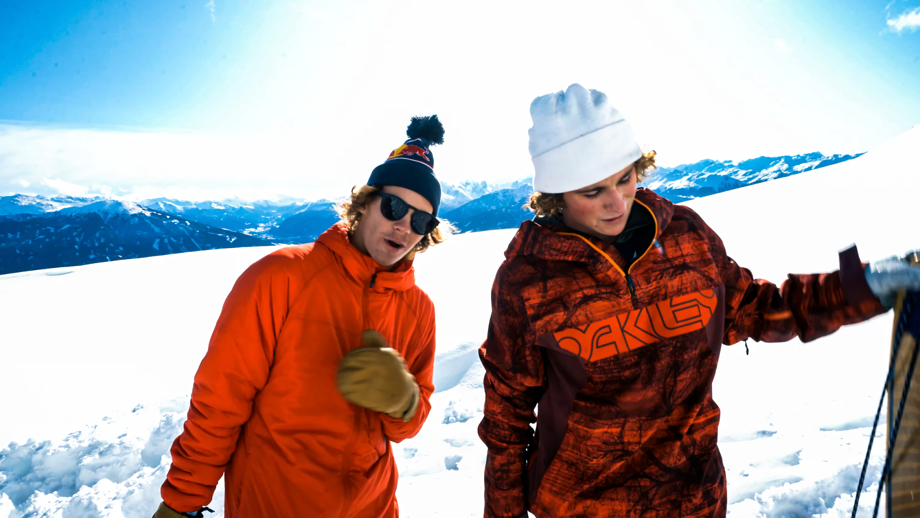 Adventurous snowboarding, Thrilling tricks, Mountain vistas, Winter sports, 3000x1690 HD Desktop
