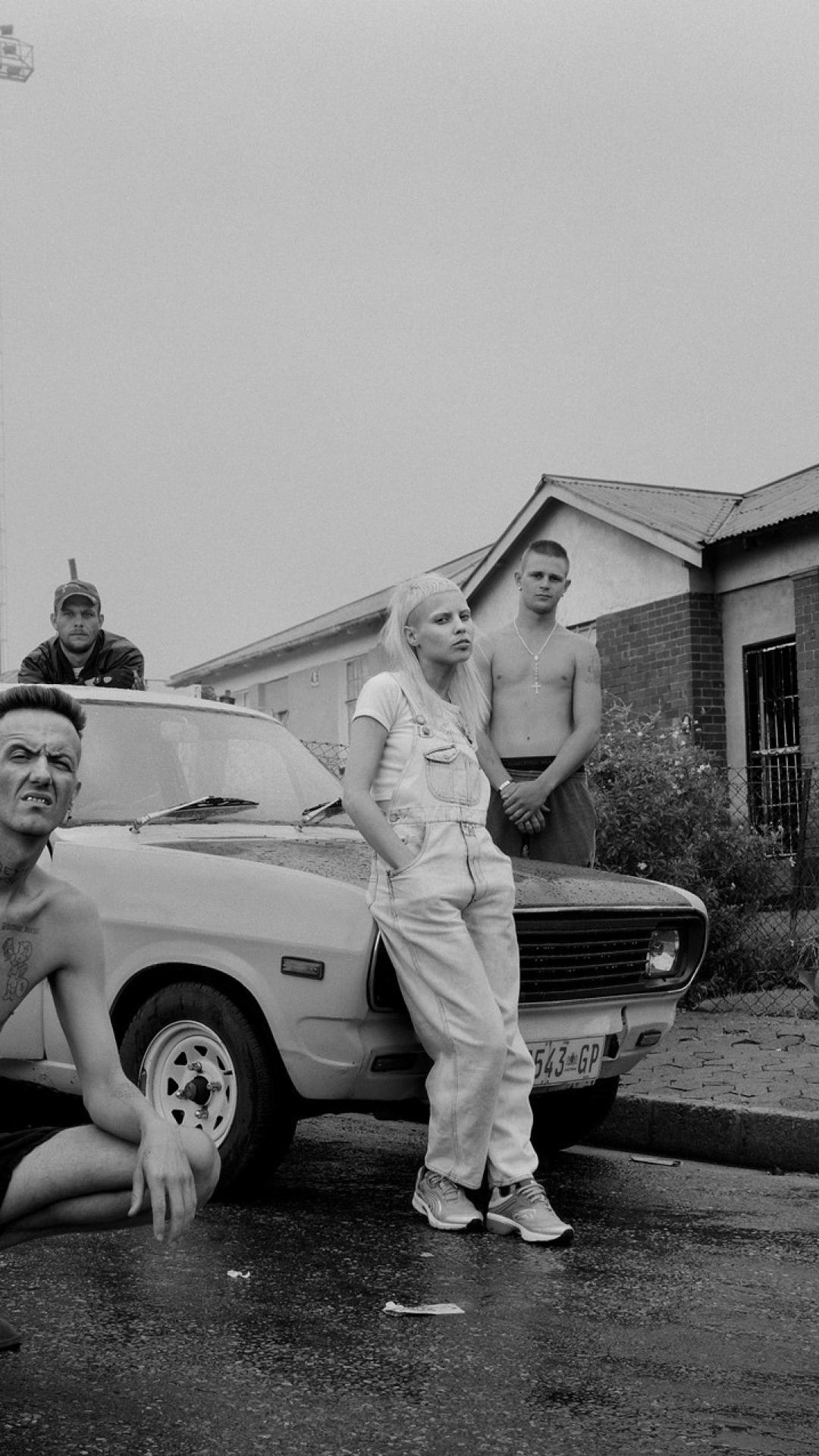 Die Antwoord: Made their international debut in 2009 with the release of their album "$O$". 1080x1920 Full HD Wallpaper.
