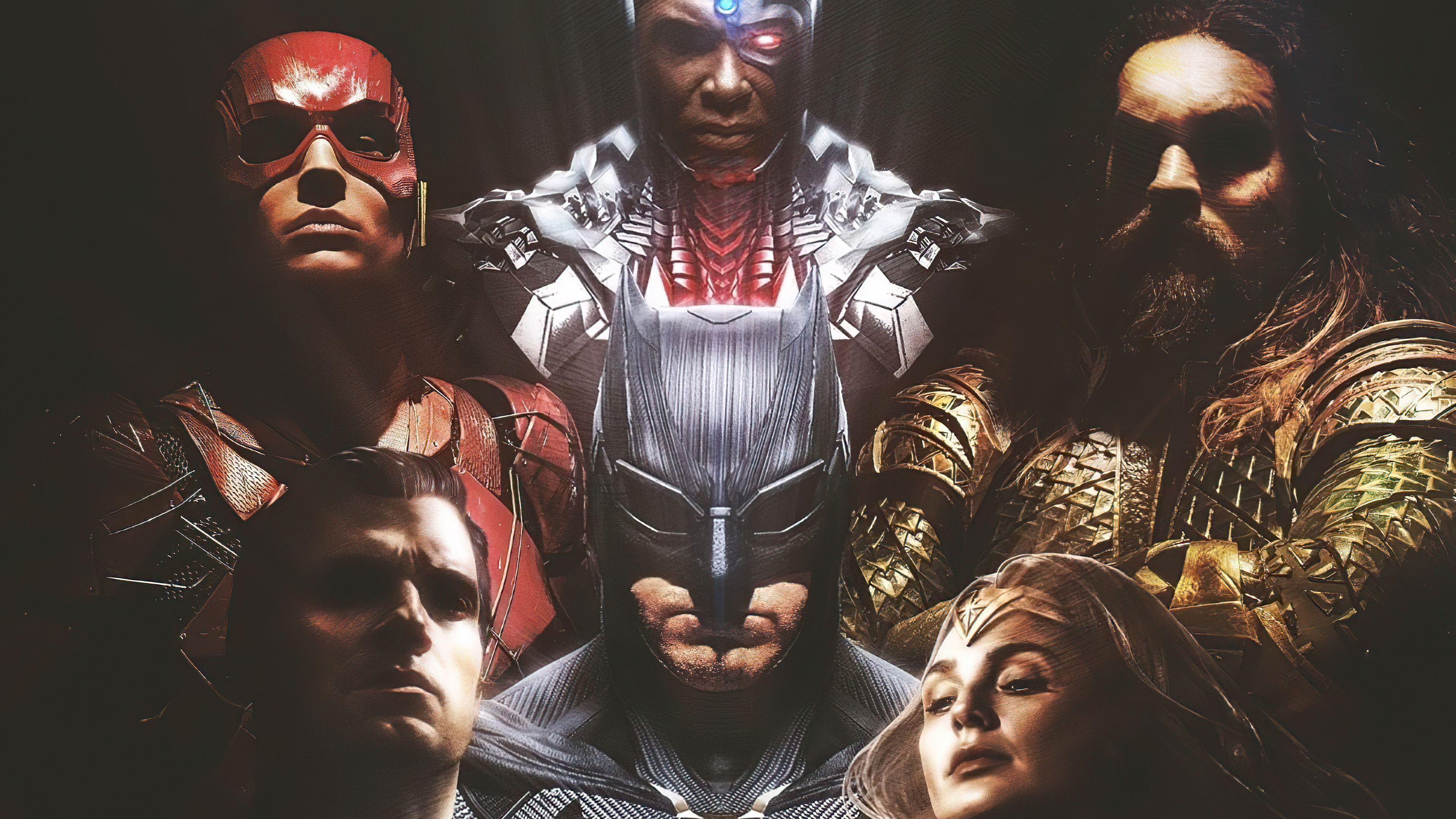 Justice League, Snyder cut, Superheroes, Poster, 3840x2160 4K Desktop