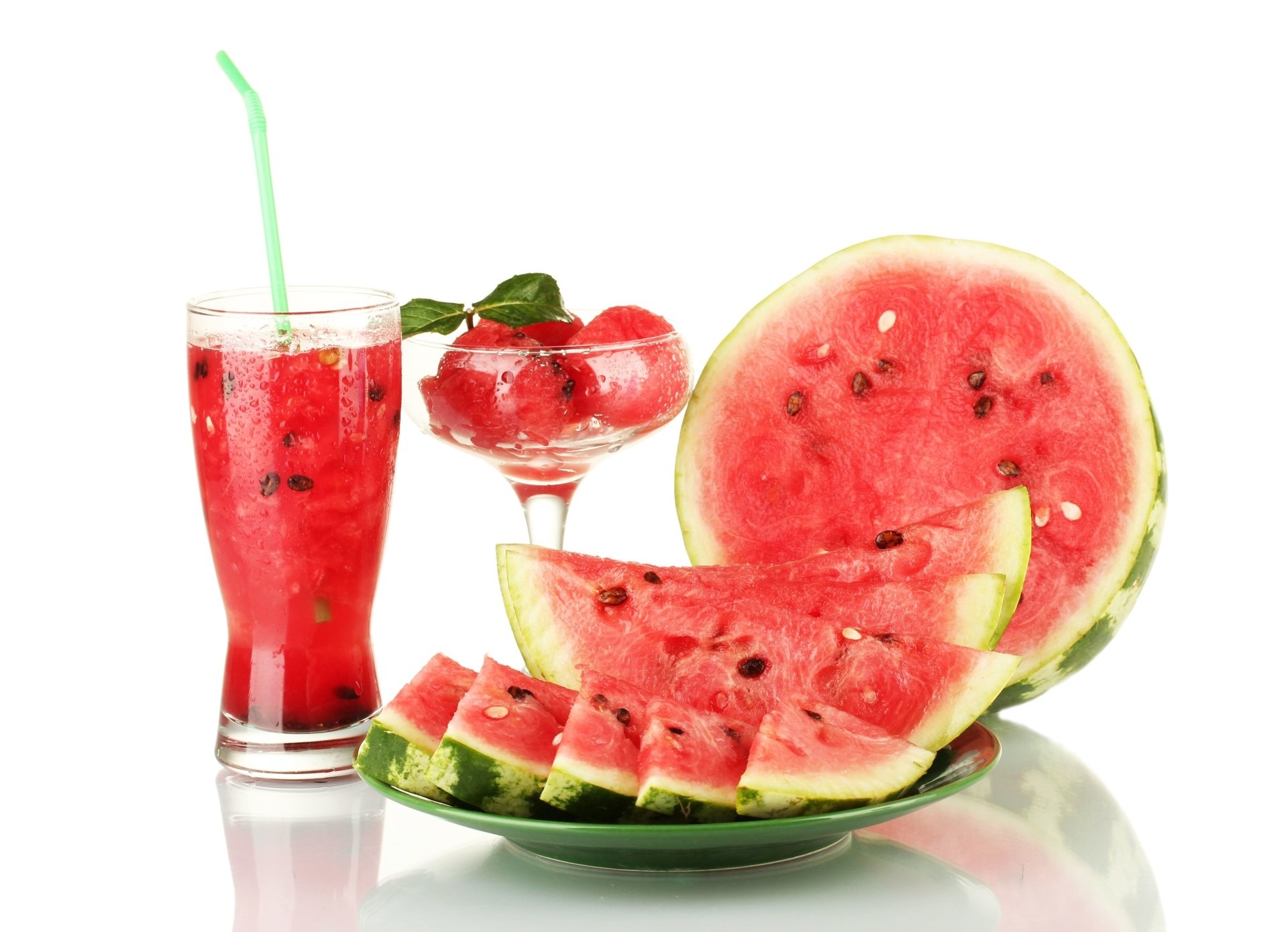 Watermelon: Consumed as a juice or an ingredient in mixed beverages. 1920x1390 HD Wallpaper.