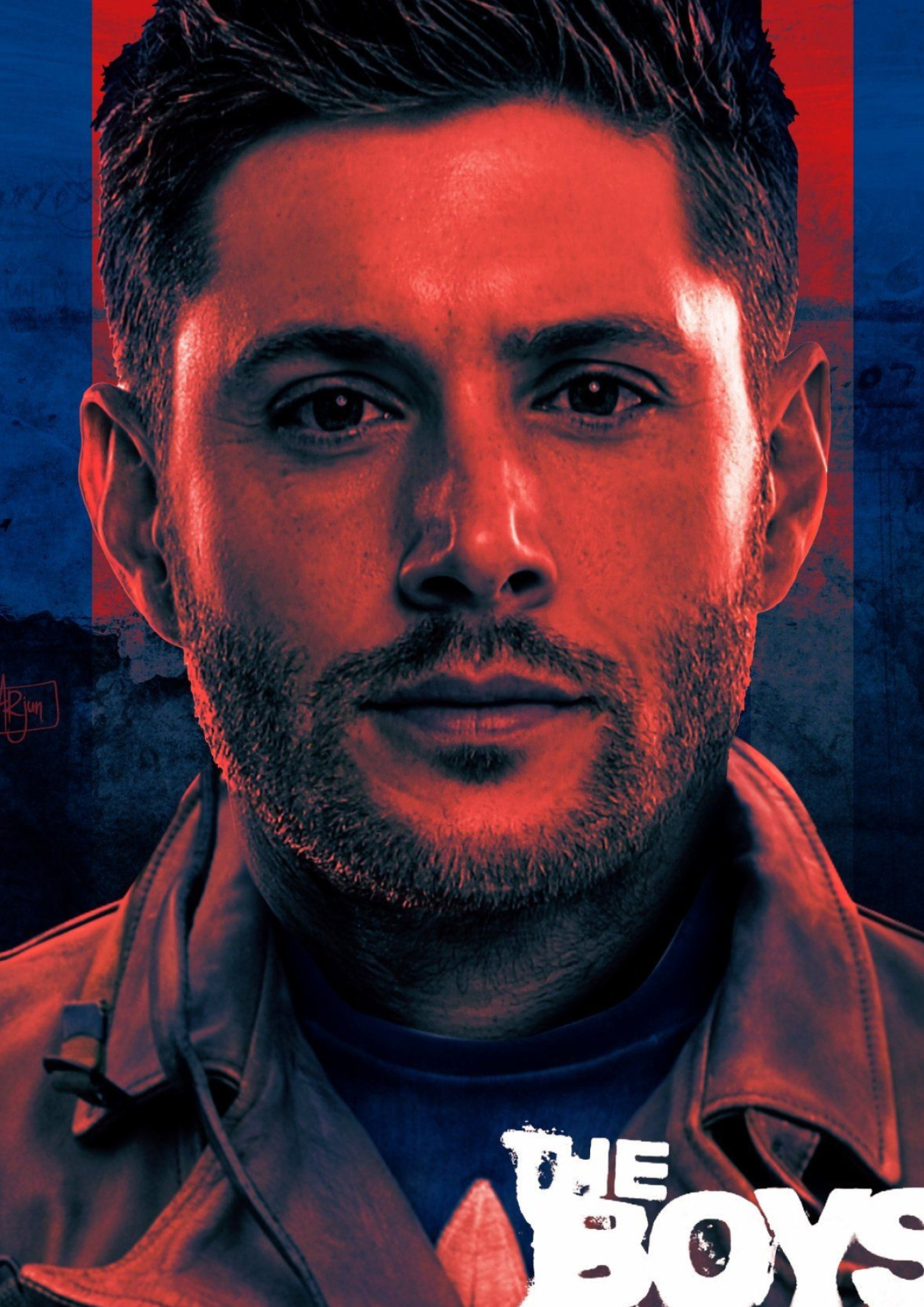 Soldier Boy (The Boys): Jensen Ackles, A legendary Supe with superhuman strength, Season 3, Amazon Prime Video. 1450x2050 HD Background.