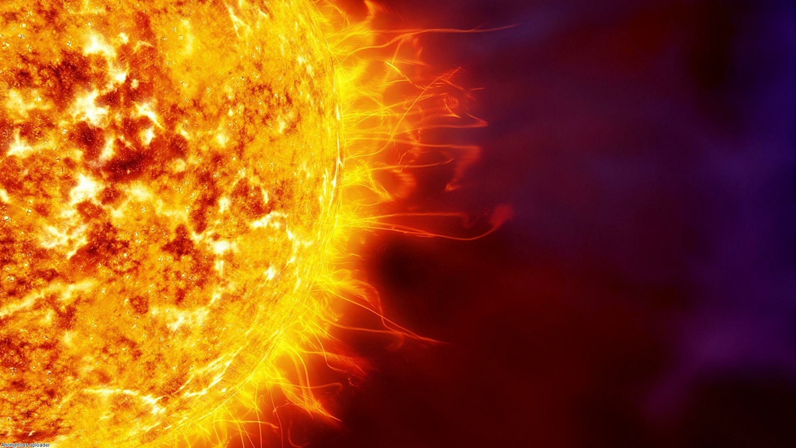 Sun, The sun's beauty, Celestial wonder, Daytime charm, 2560x1440 HD Desktop
