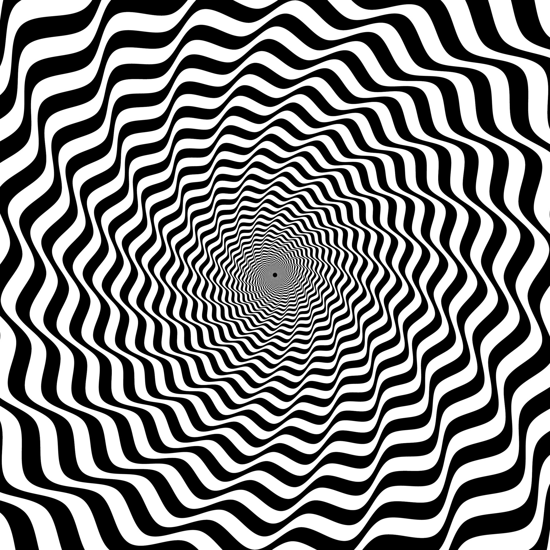 Psychedelic spiral, Hypnotic art, Mesmerizing patterns, Captivating design, 1920x1920 HD Handy