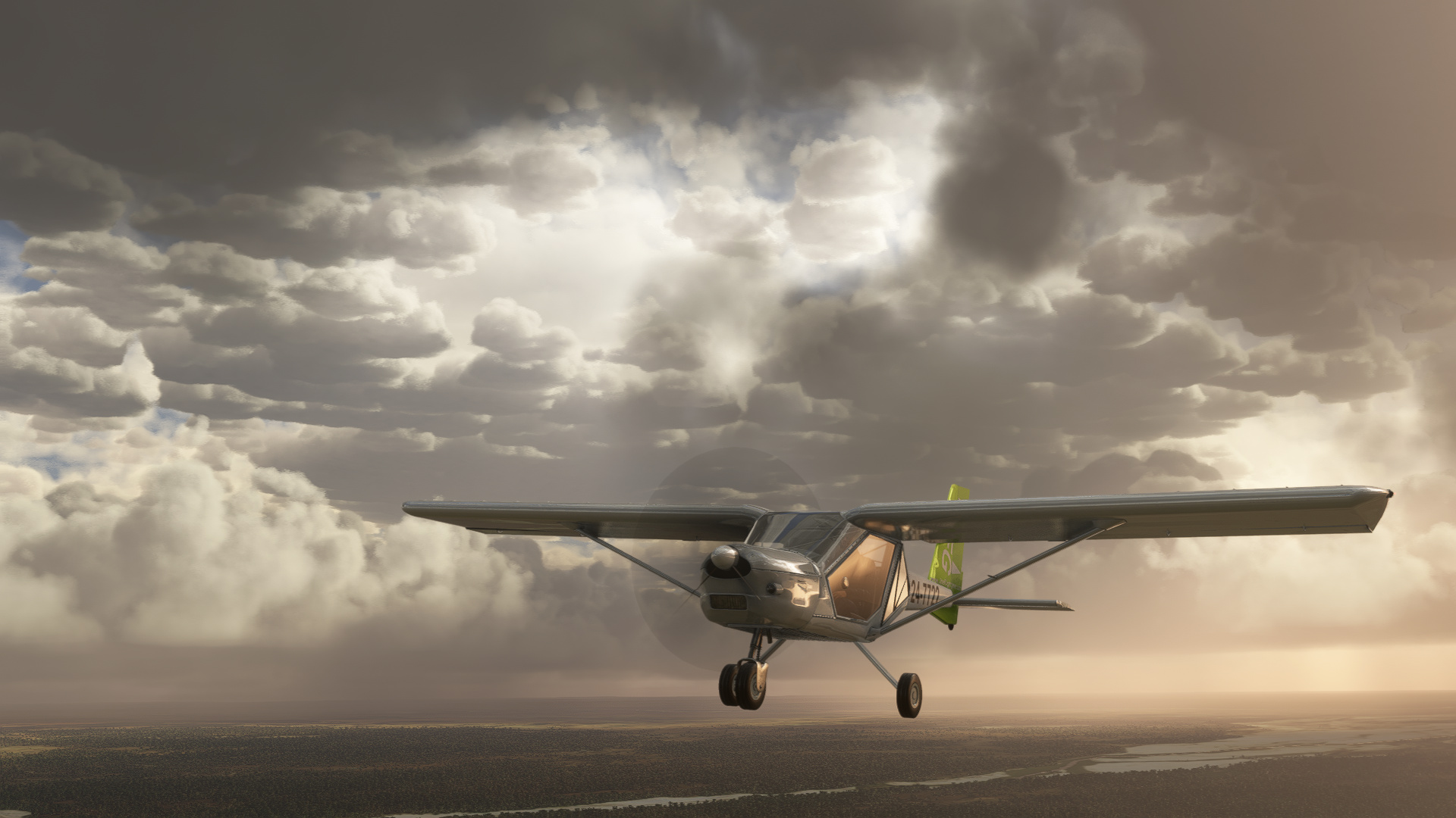 Ultralight Aviation: Aeropakt A22-LS Foxbat for Microsoft Flight Simulator 2020. 1920x1080 Full HD Background.