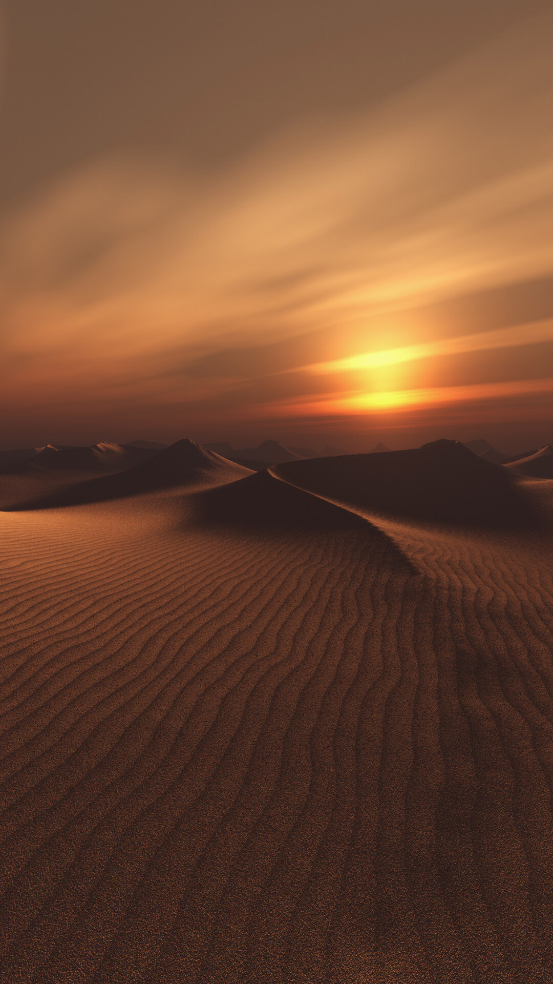 Desert: The world’s deserts can be divided into five types—subtropical, coastal, rain shadow, interior, and polar. 1080x1920 Full HD Wallpaper.