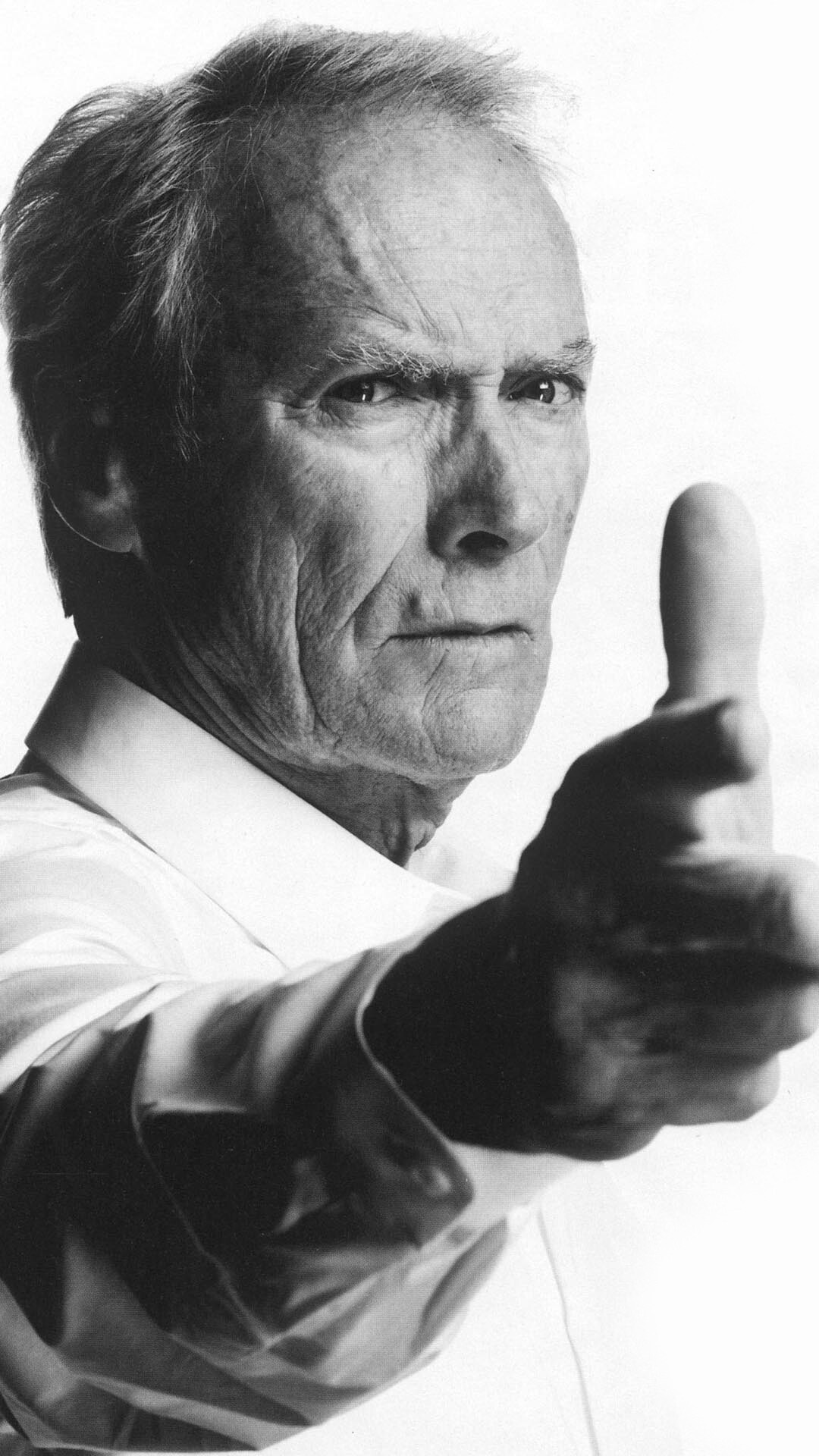 Clint Eastwood: Internationally Famous American Celebrity, The "Man With No Name". 1080x1920 Full HD Wallpaper.