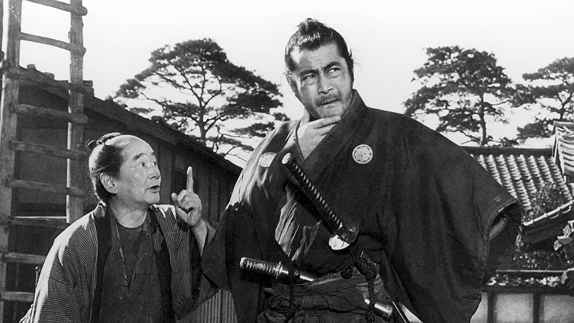 Yojimbo film review, Leibwchter filmkritik, Akira Kurosawa's work, Samurai cinema, 1920x1080 Full HD Desktop