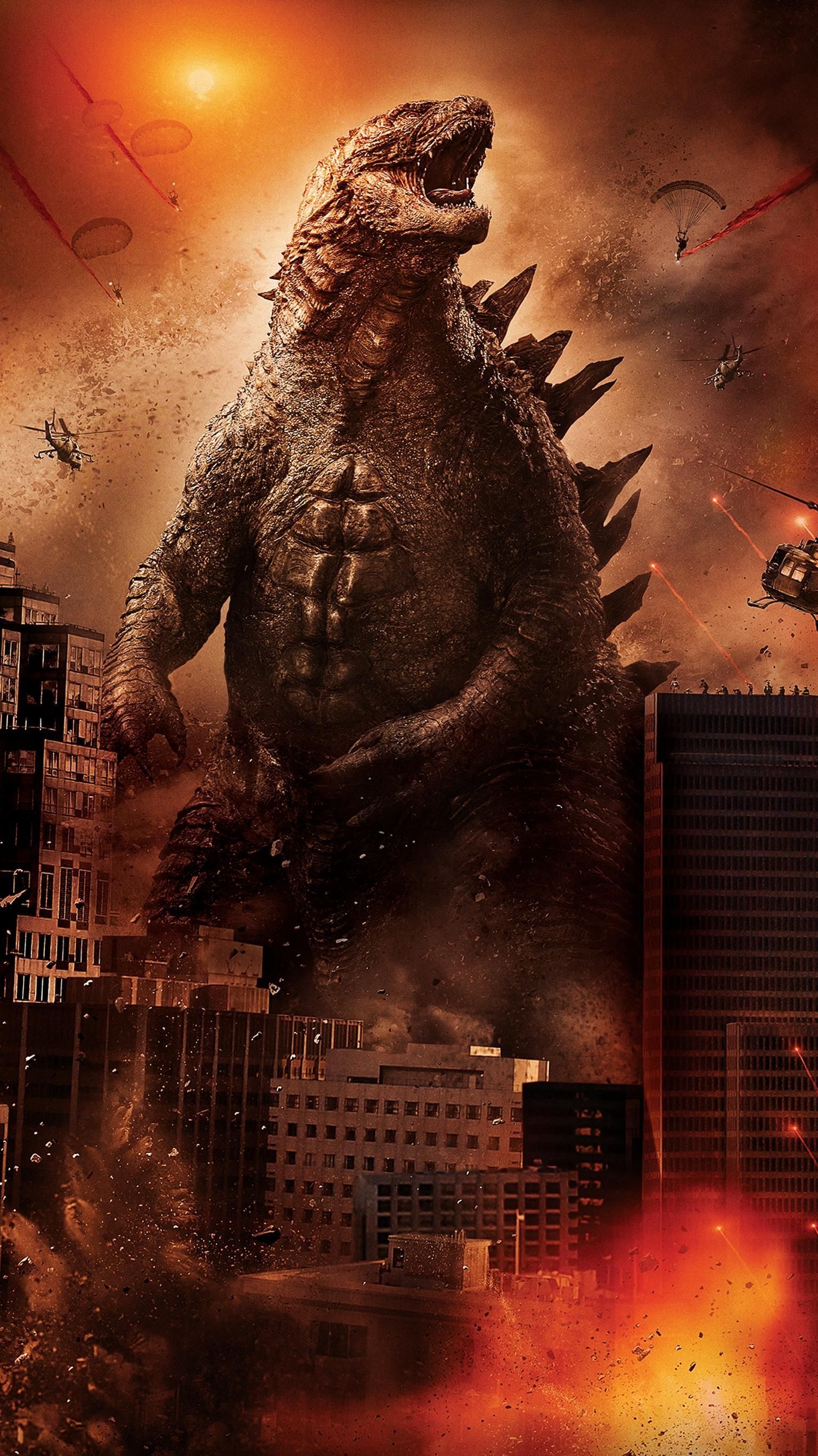 Godzilla: The first film in Legendary Pictures' MonsterVerse. 1540x2740 HD Background.