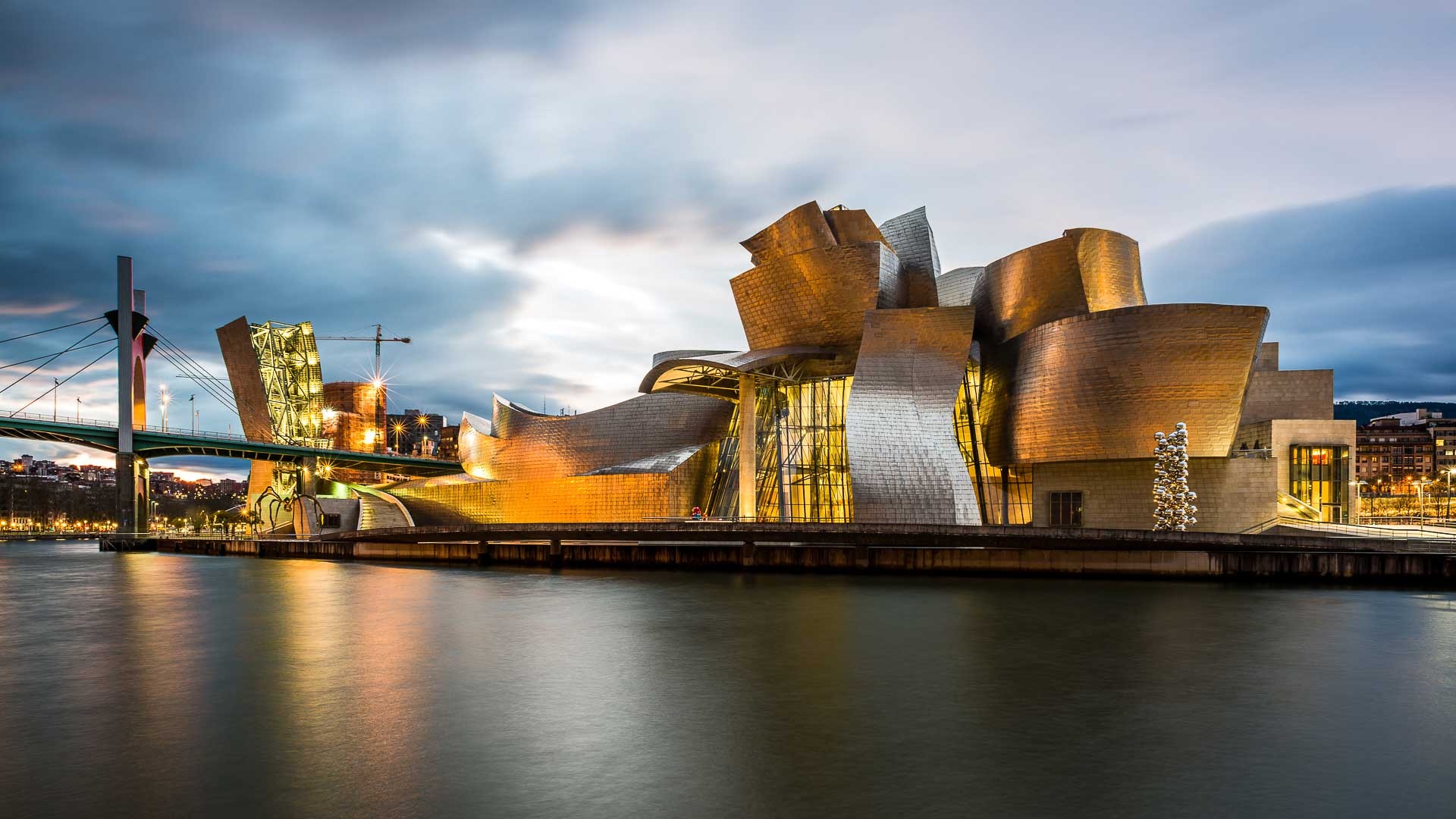Das Guggenheim-Museum in Bilbao über den Blog von Gauvin Pictures, 1920x1080 Full HD Desktop