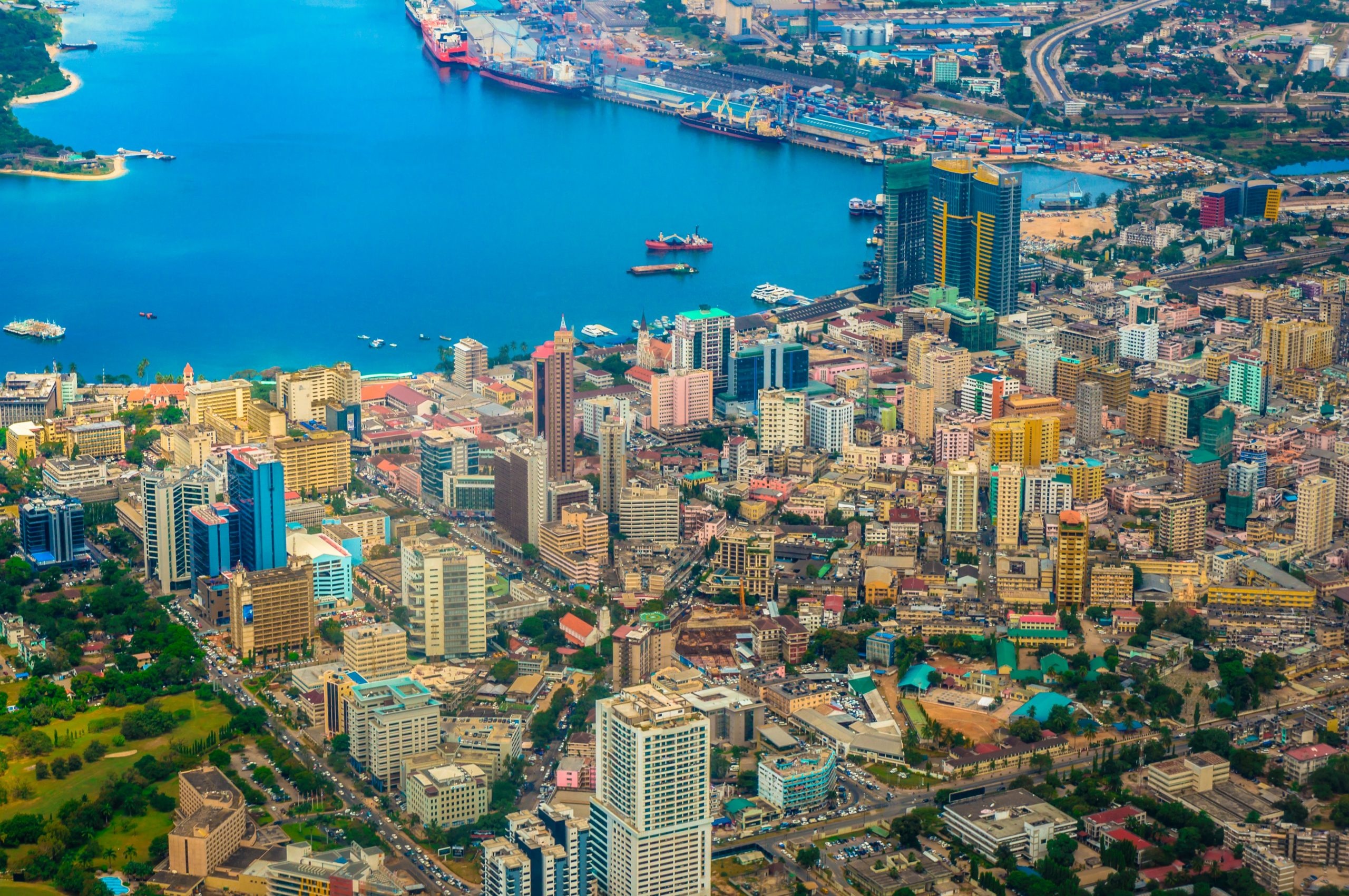 Dar es Salaam, Tanzania's capital, Urban landscape, Vibrant city life, 2560x1710 HD Desktop